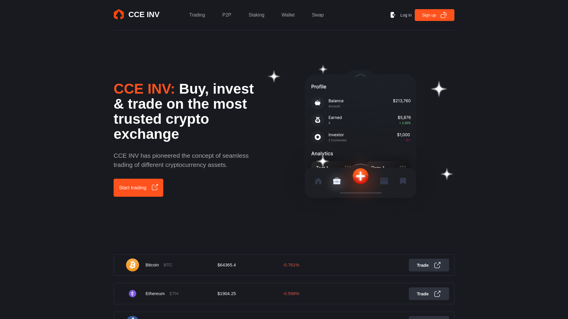 Screenshot of cce-inv.com