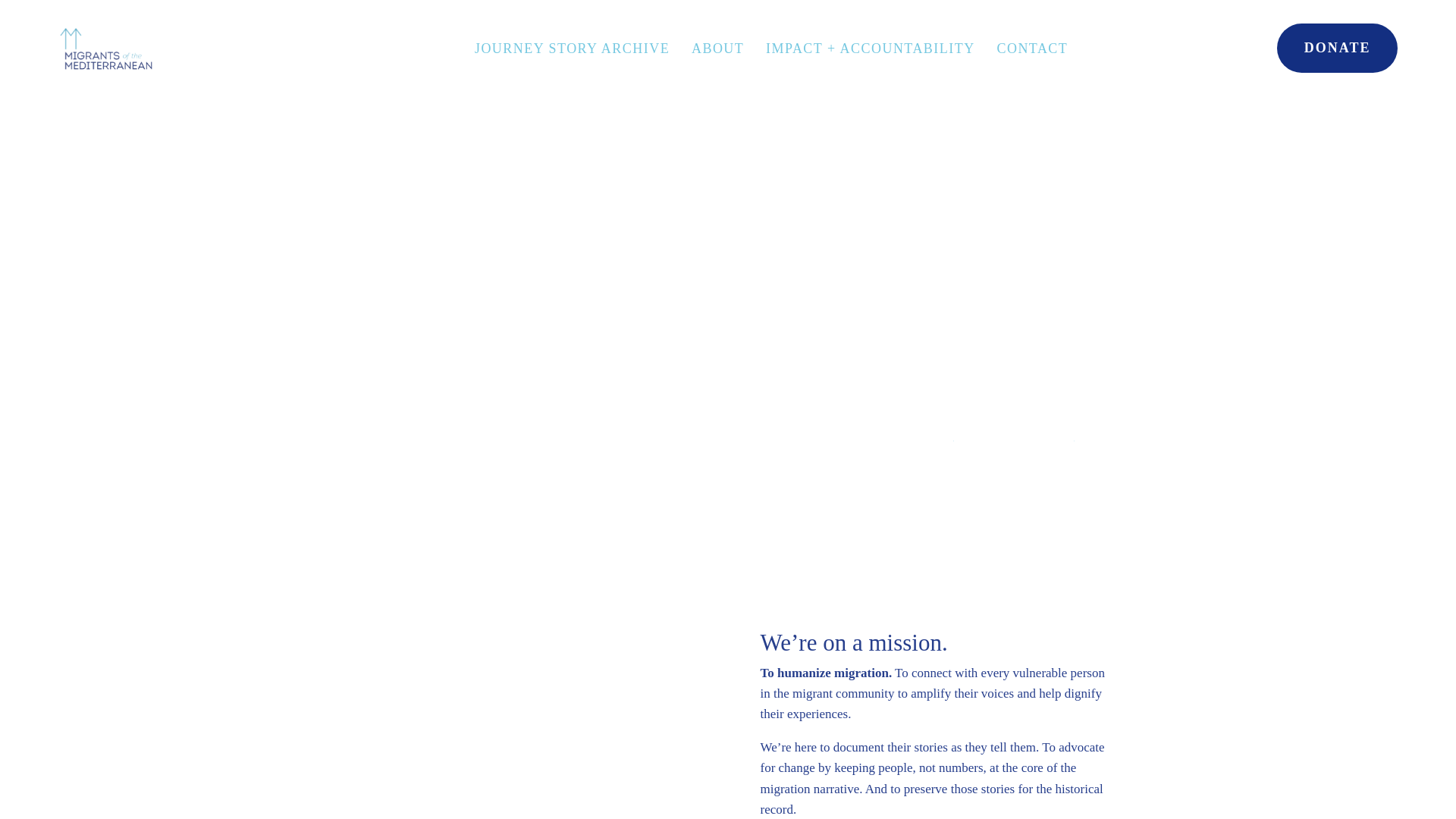 Screenshot of migrantsofthemed.com