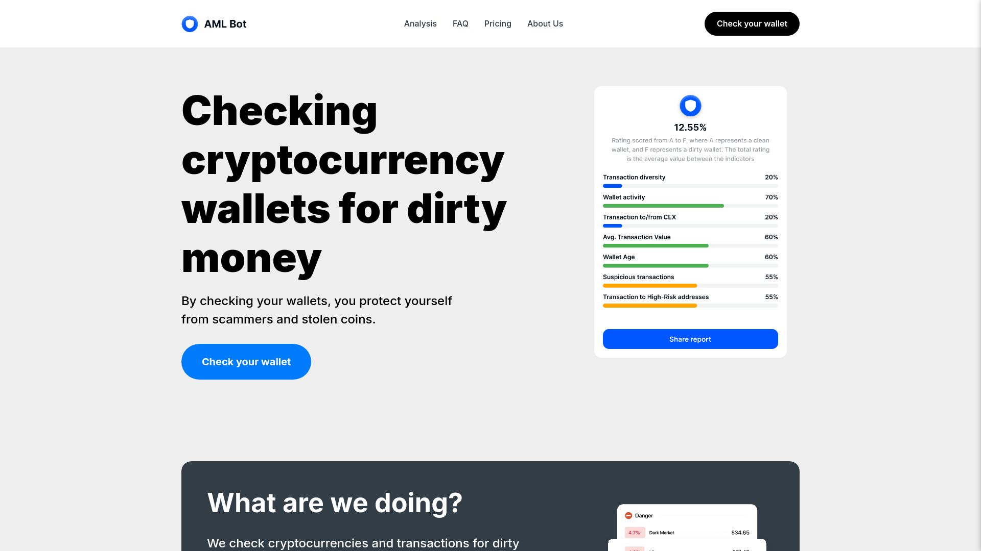 Screenshot of cleancoin.lol