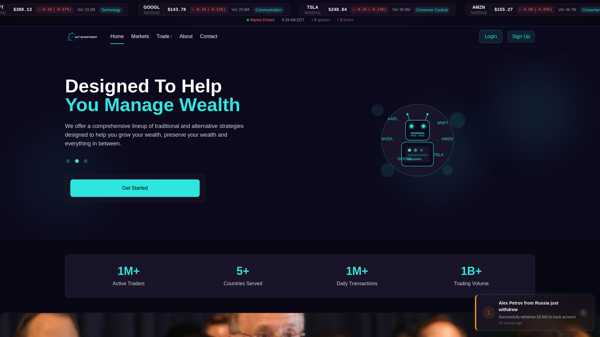 Screenshot of 247invsolution.com