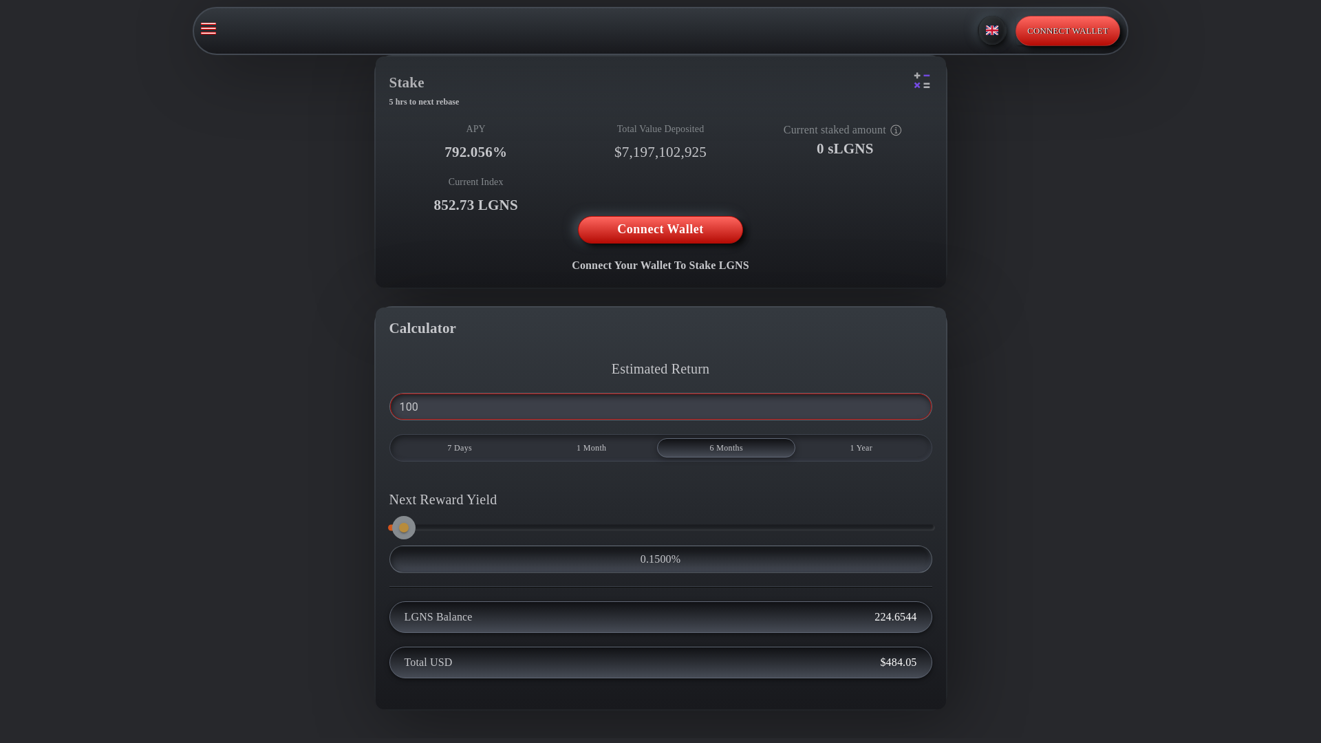 Screenshot of originfi.io