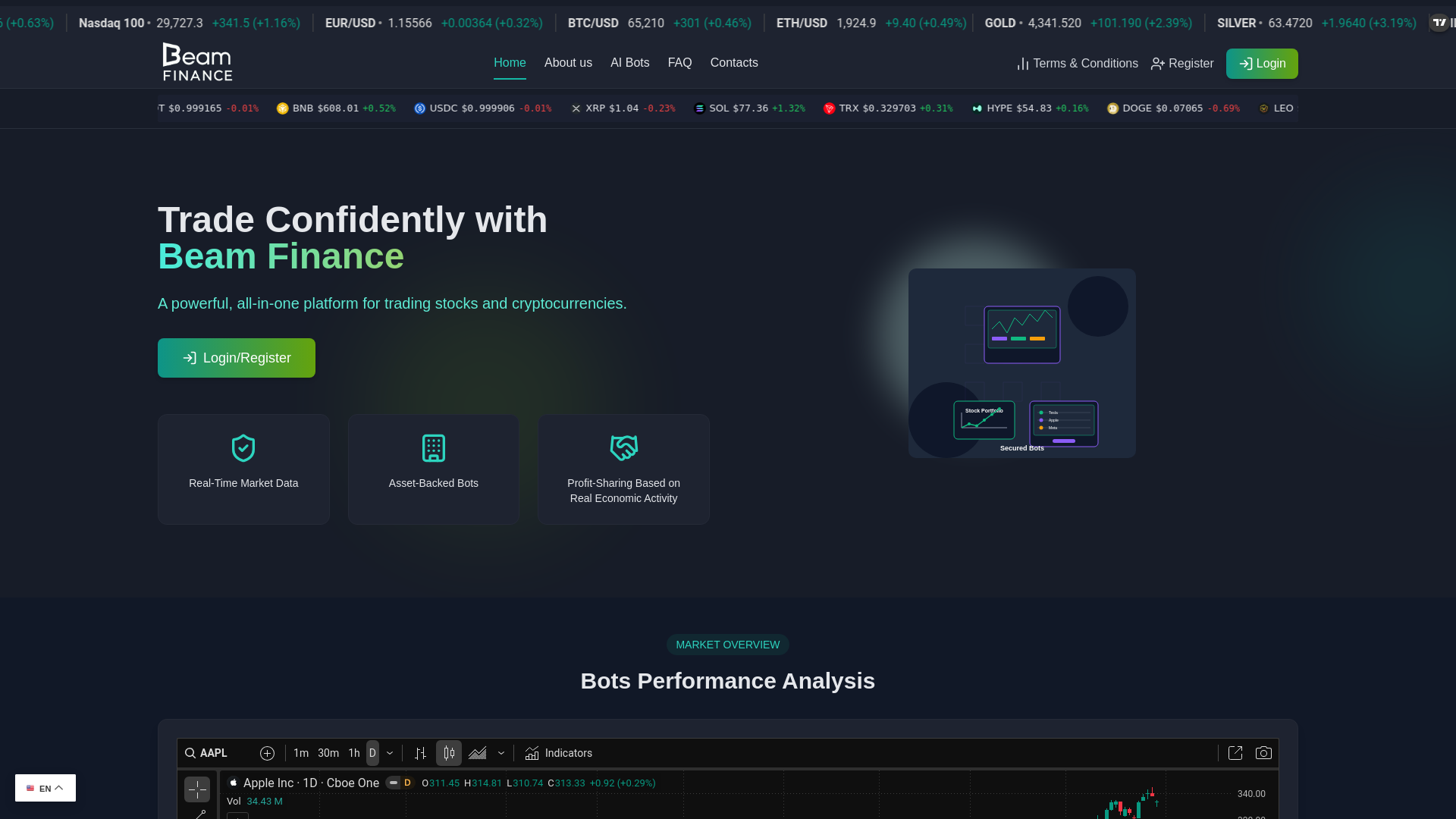 Screenshot of invest.modexsicherheit.live