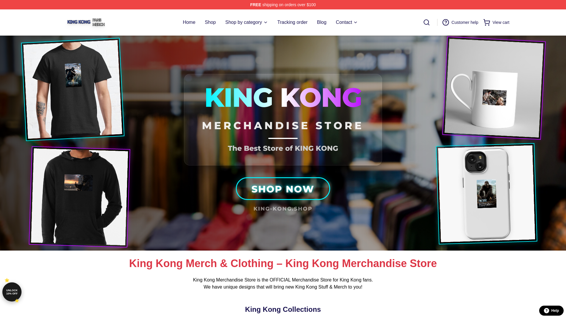 Screenshot of king-kong.shop