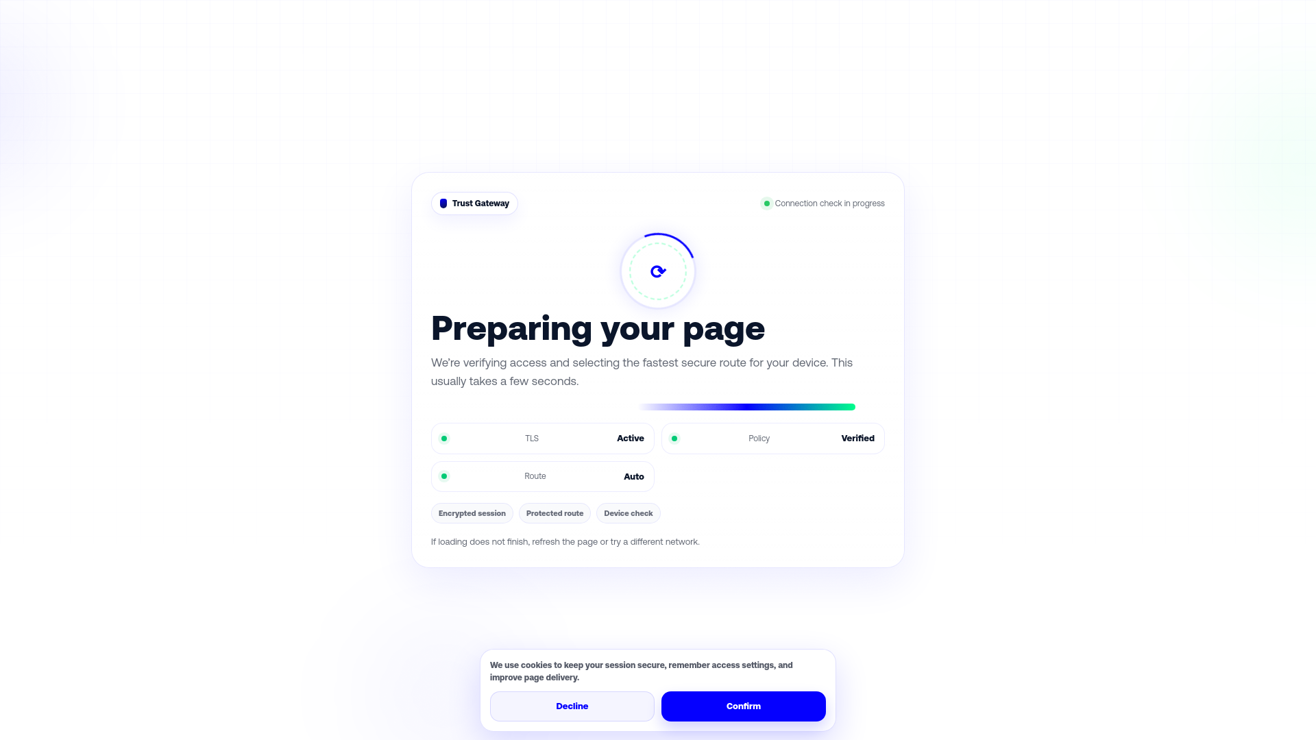 Screenshot of promo-confirm.com