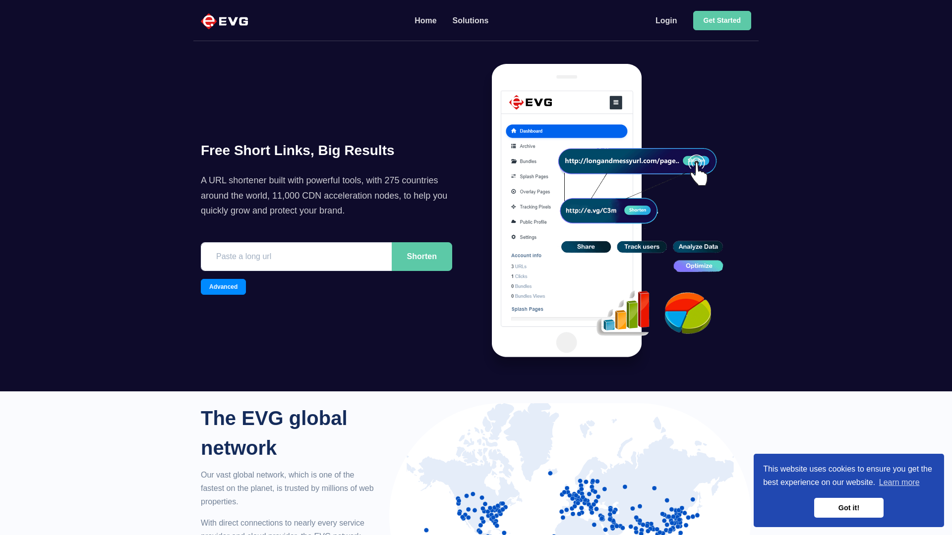 Screenshot of e.vg