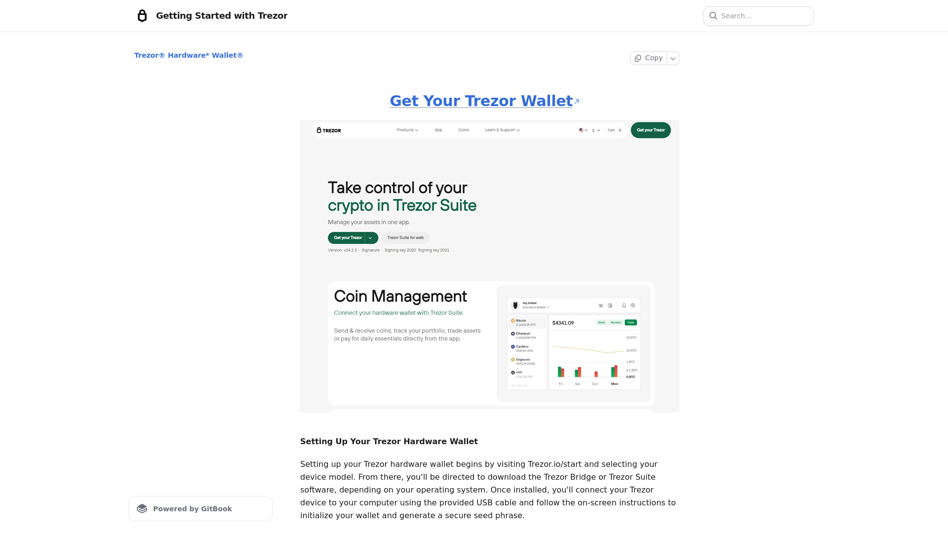 Screenshot of help-trezoorhlp.gitbook.io