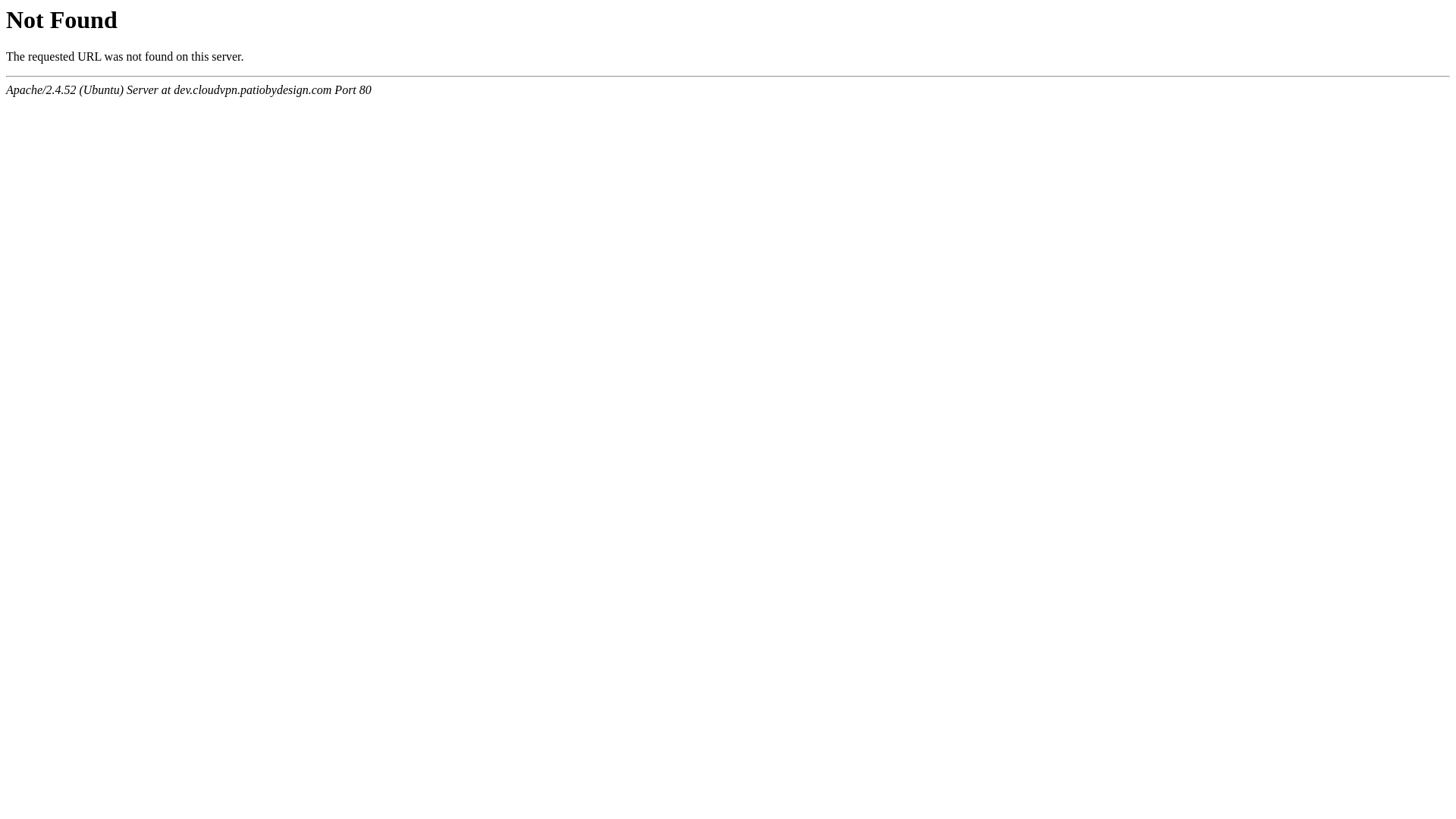 Stored capture of dev.cloudvpn.patiobydesign.com