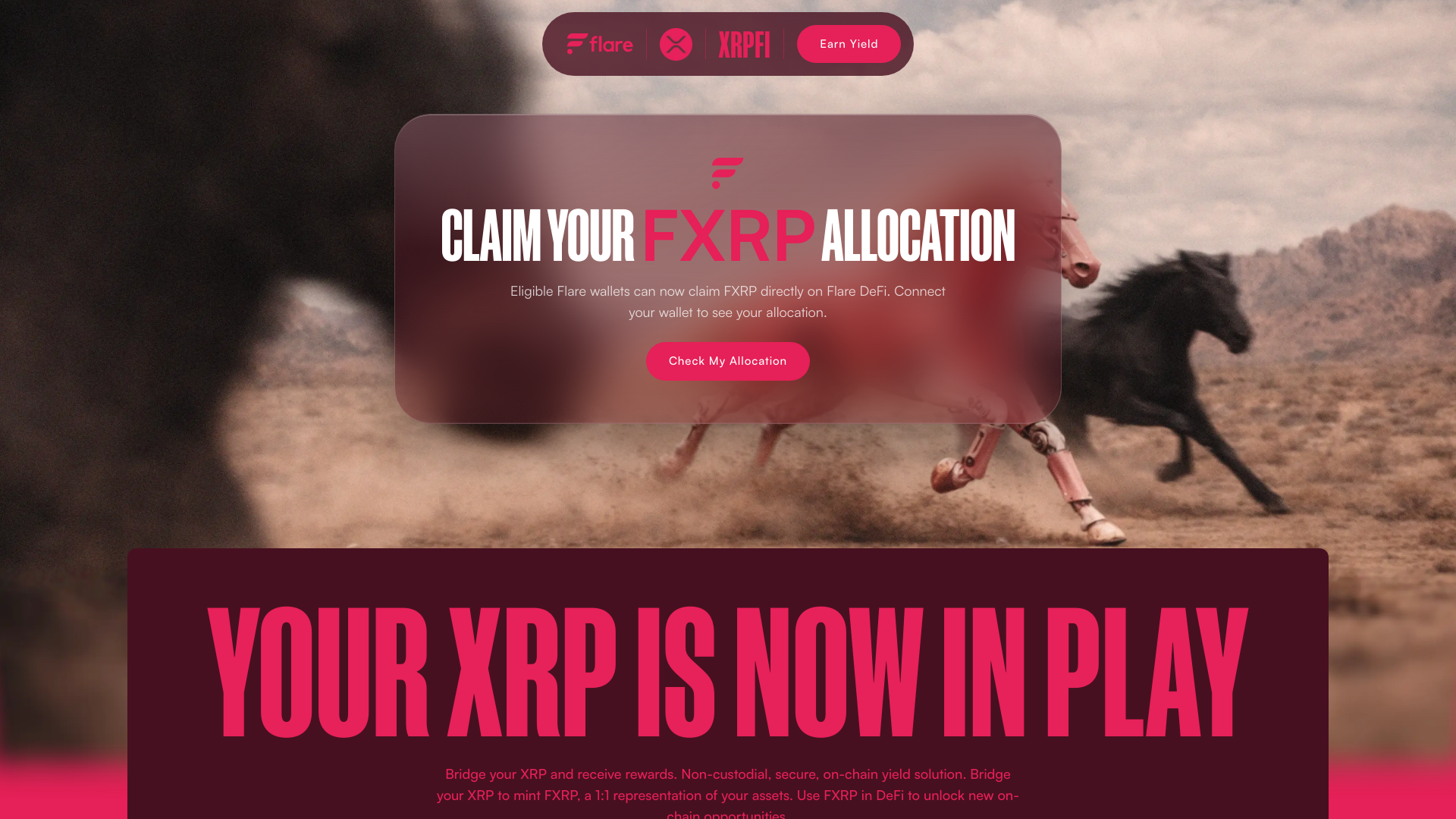 Screenshot of flarehubfxrp.com