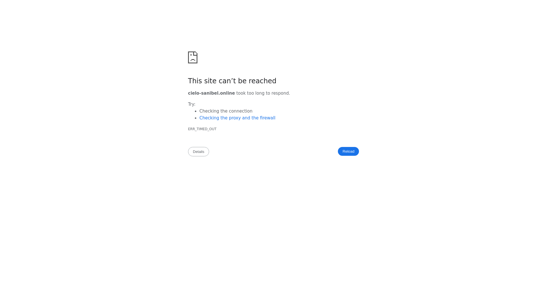 Screenshot of cielo-sanibel.online