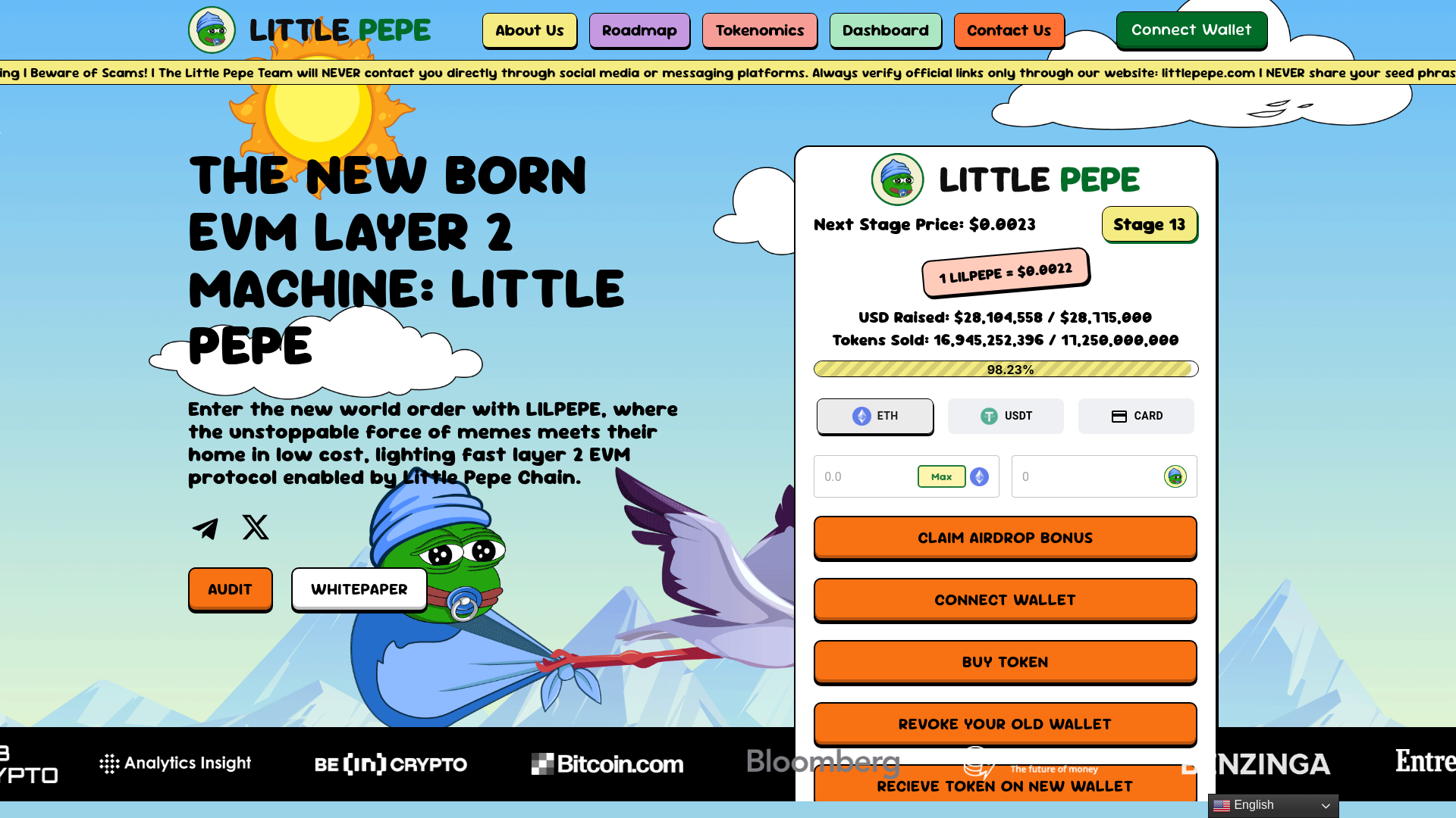 Screenshot of littlepepe-onboard.pages.dev