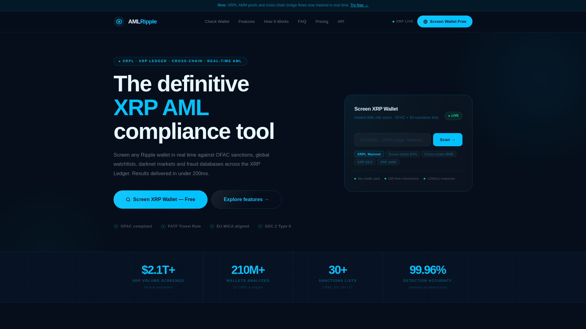 Screenshot of amlripple.com