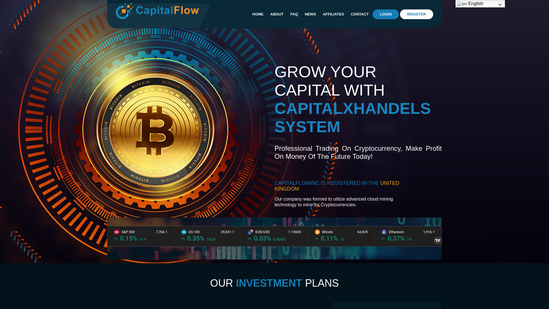 Stored capture of capitalflowinc.net