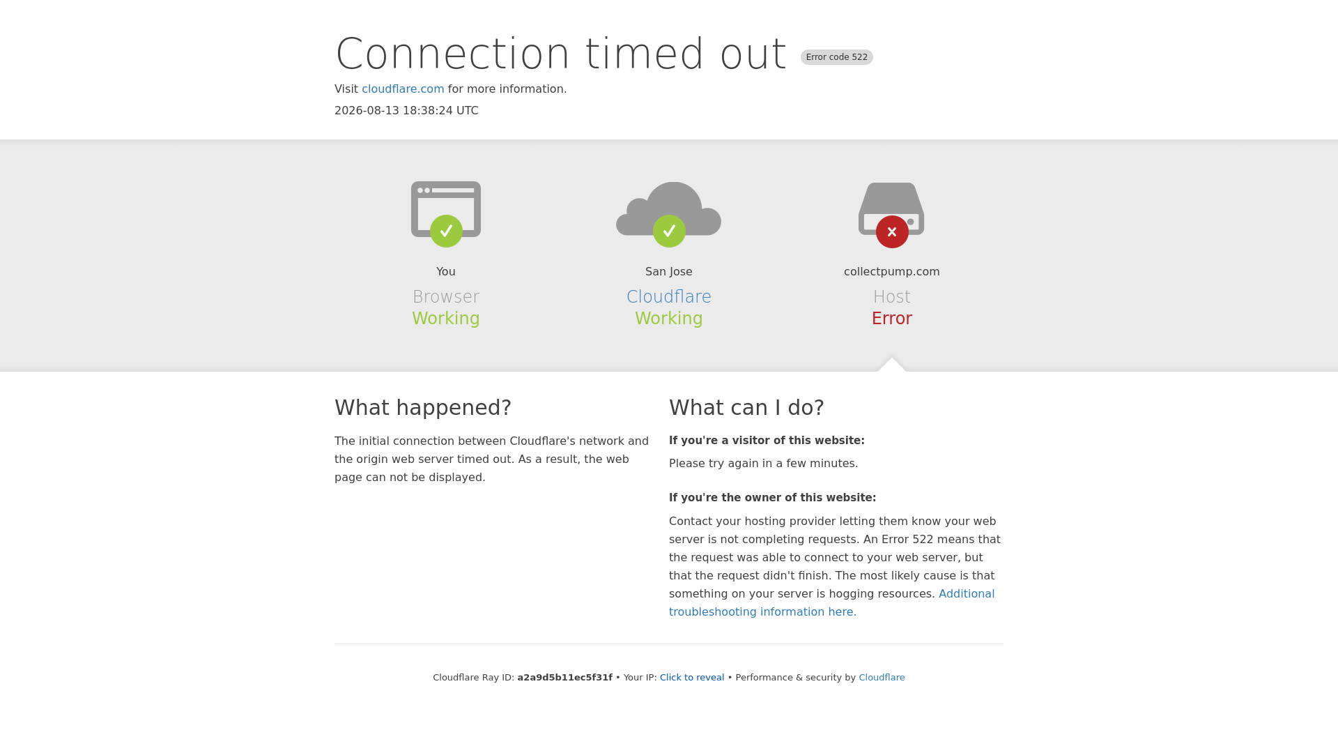 Screenshot of collectpump.com
