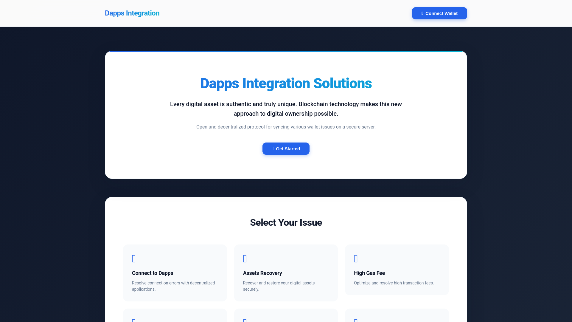 Screenshot of dappslaunchpad.site