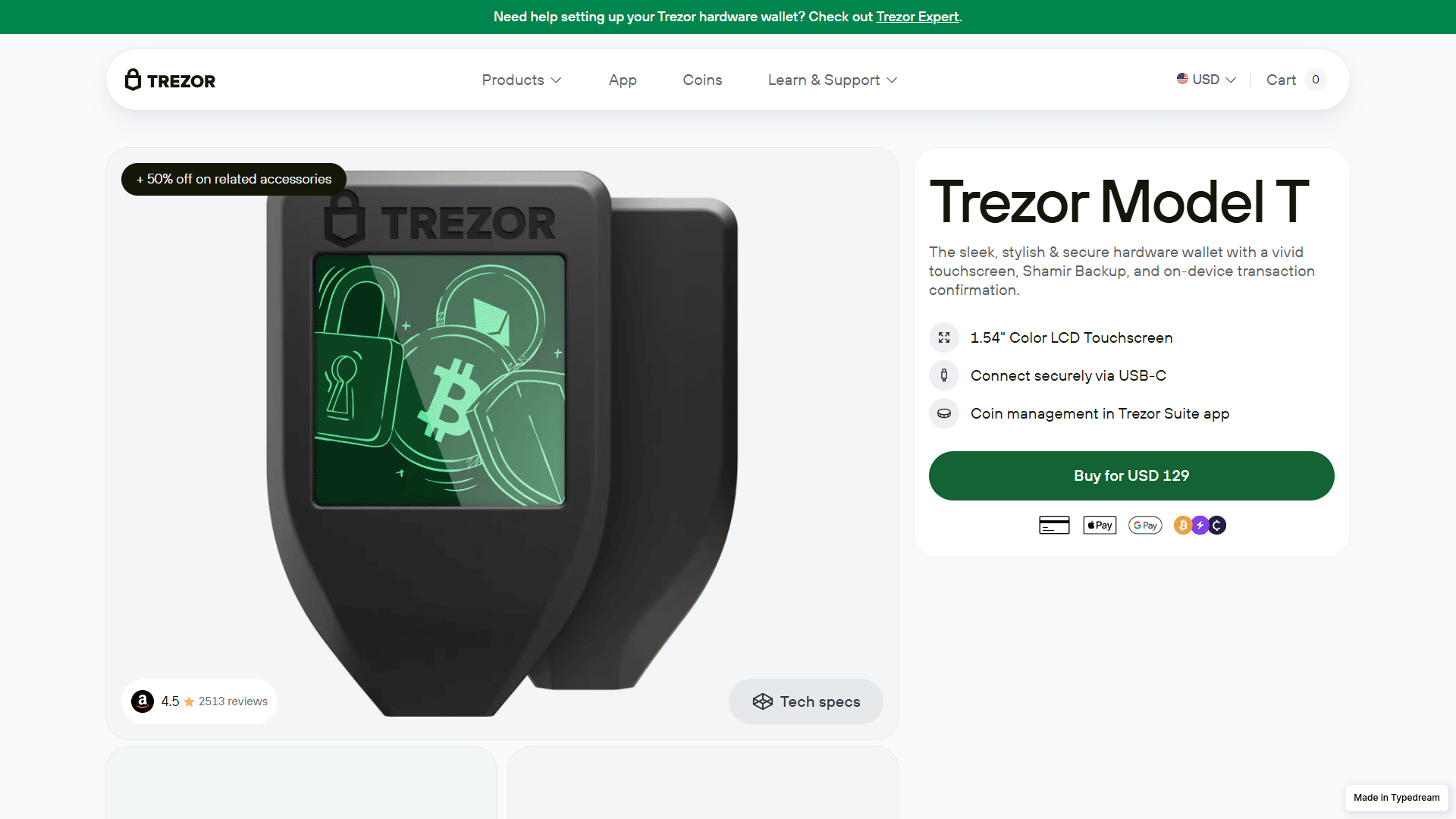 Screenshot of access-faq-trezzr.typedream.app