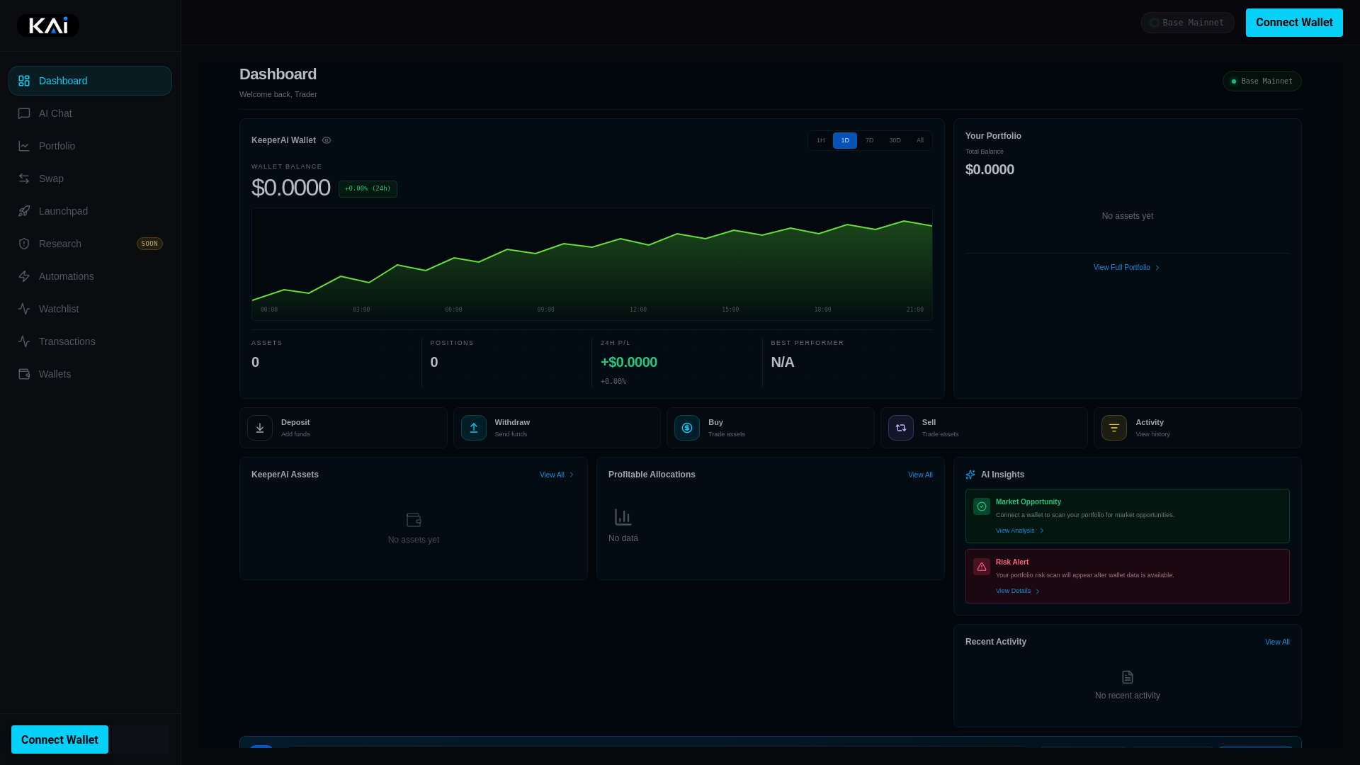 Screenshot of kaiagentic.xyz