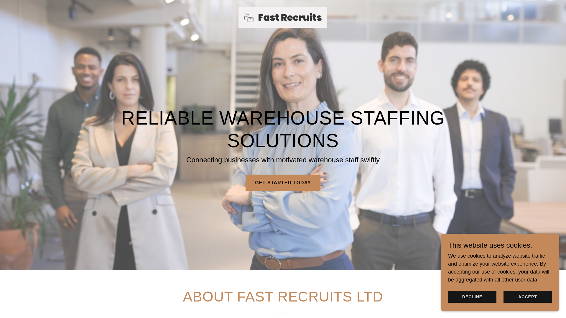 Screenshot of teamfast-recruits.org