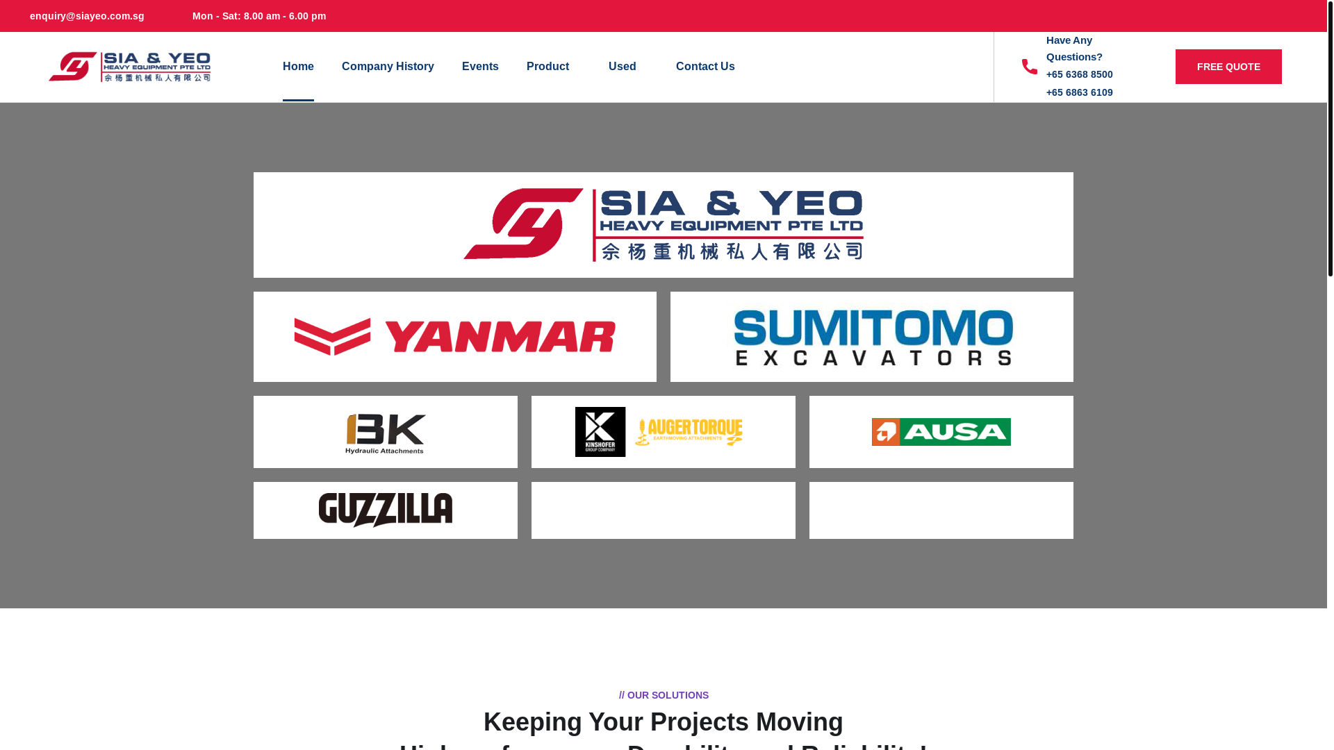 Screenshot of siayeo.com.sg