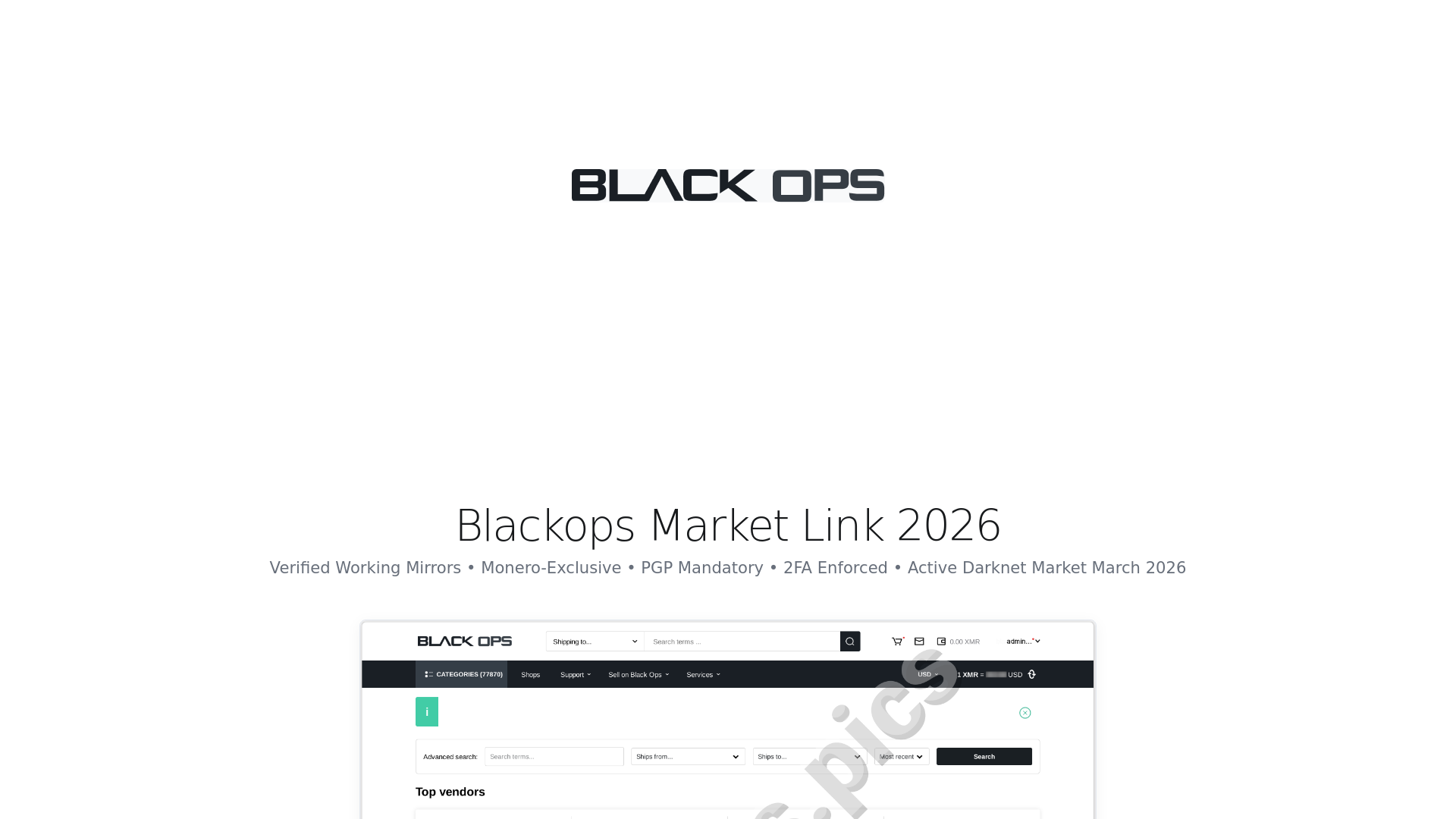 Screenshot of blackops.pics