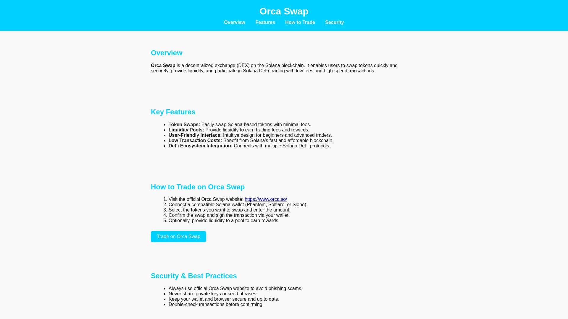 Stored capture of orrca-trade.pages.dev