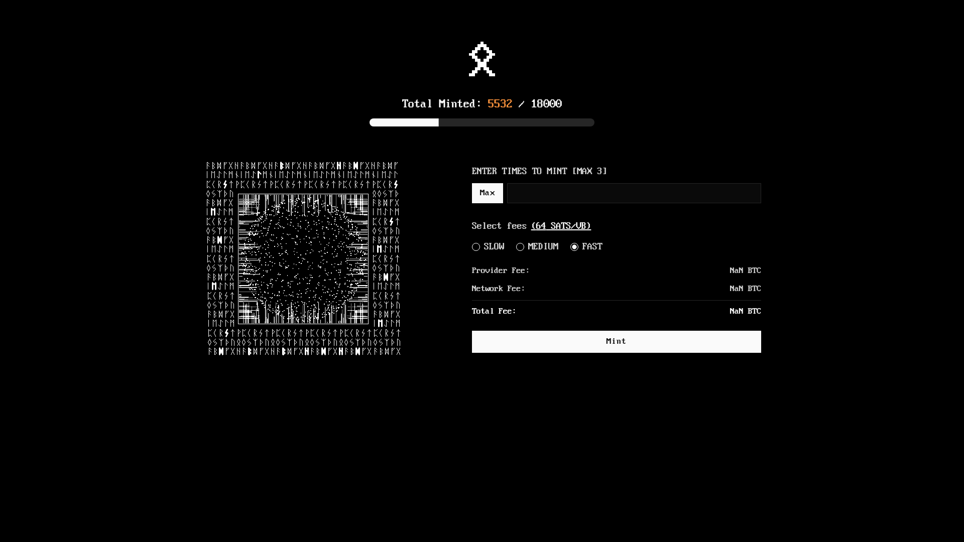 Screenshot of minted-genesisrunescom.pages.dev