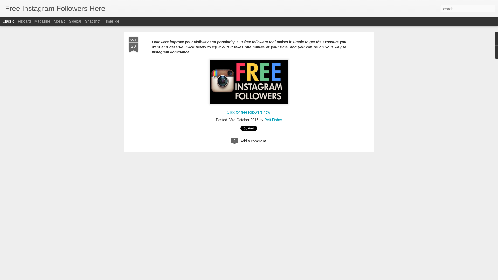 Screenshot of freeinstagramfollowersherenow.blogspot.com