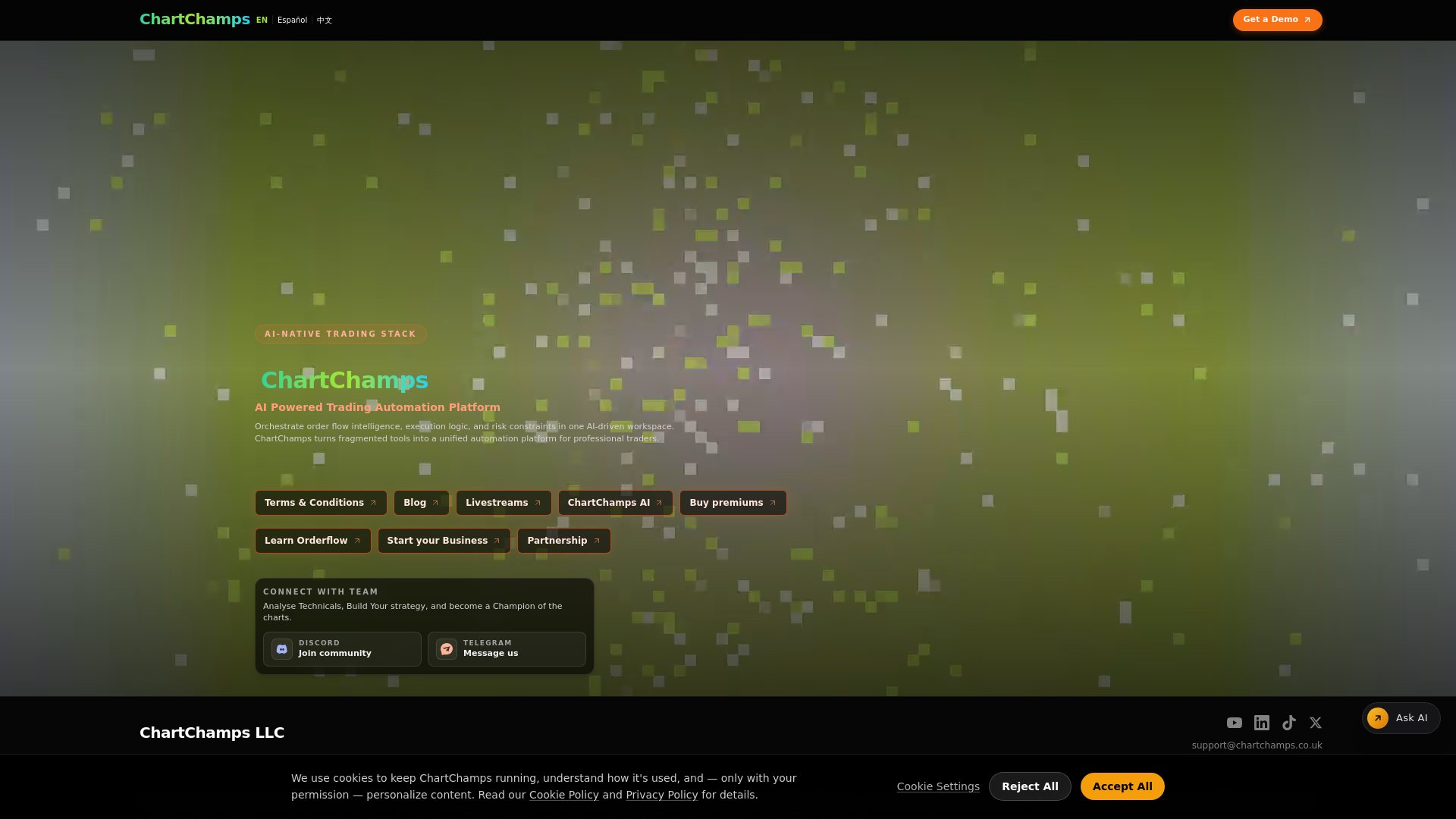 Screenshot of astercharts.com