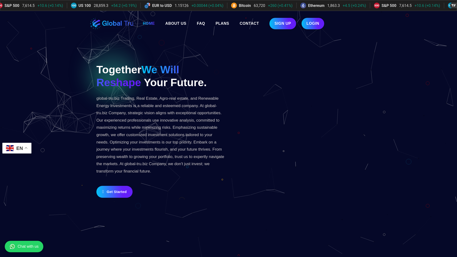 Screenshot of global-tru.biz