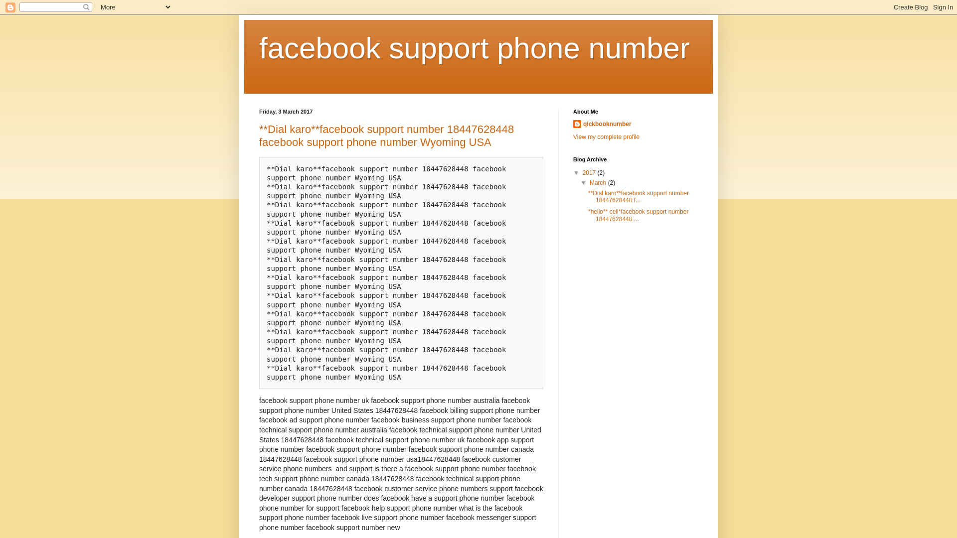 Screenshot of facebooksupportphonenumber12300.blogspot.com