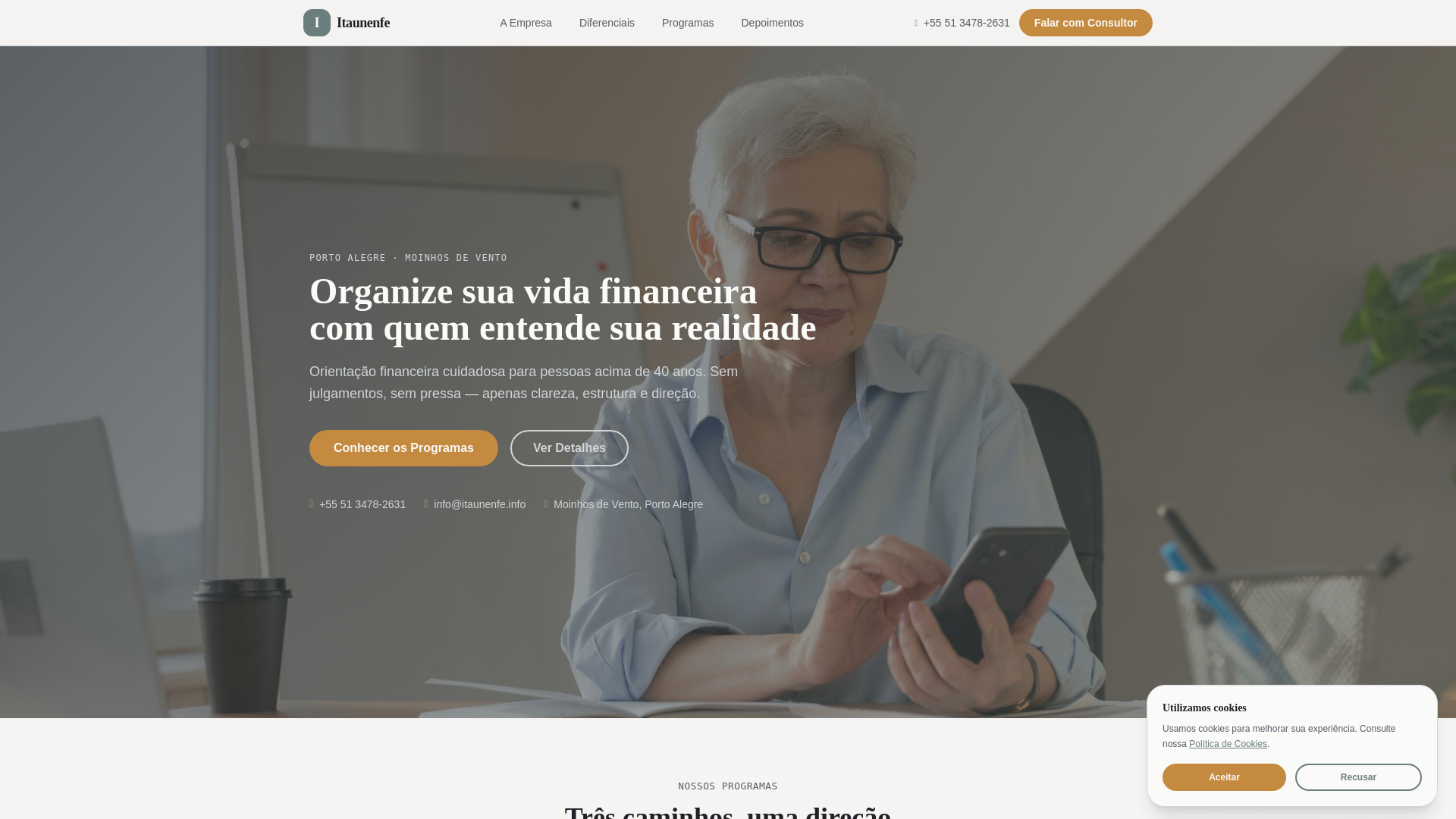 Screenshot of itaunenfe.info