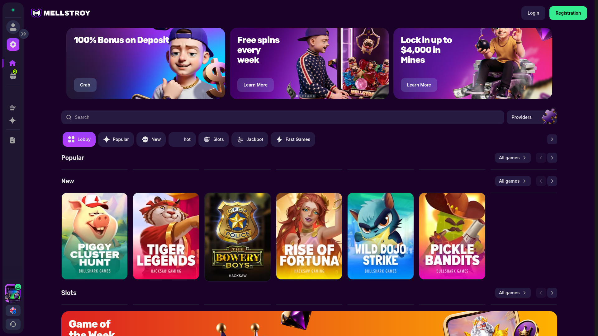 Screenshot of mellstroy.gifts
