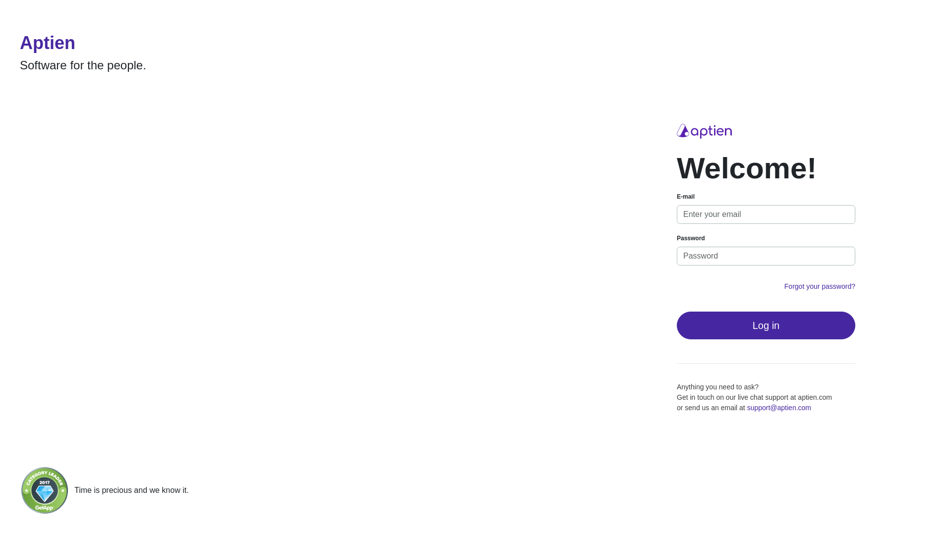 Screenshot of ubsourcecoltd.aptien.com