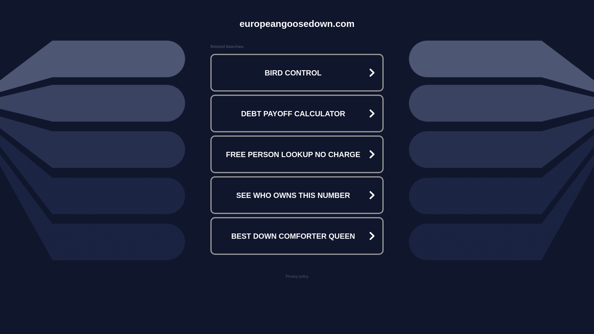 Stored capture of europeangoosedown.com