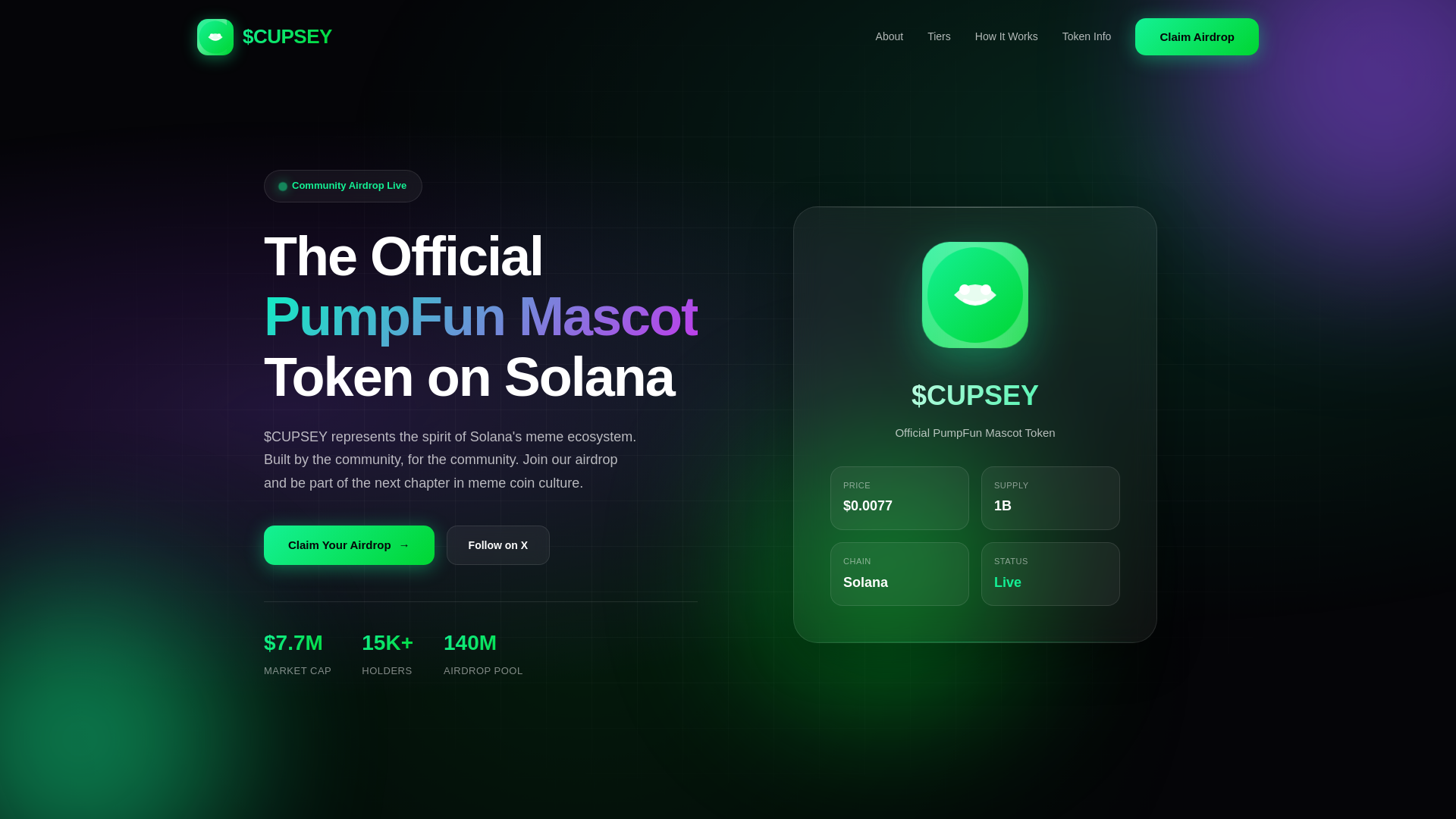 Screenshot of cupsey-air.xyz