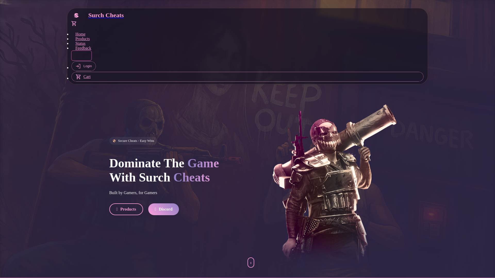 Screenshot of surchcheats.com