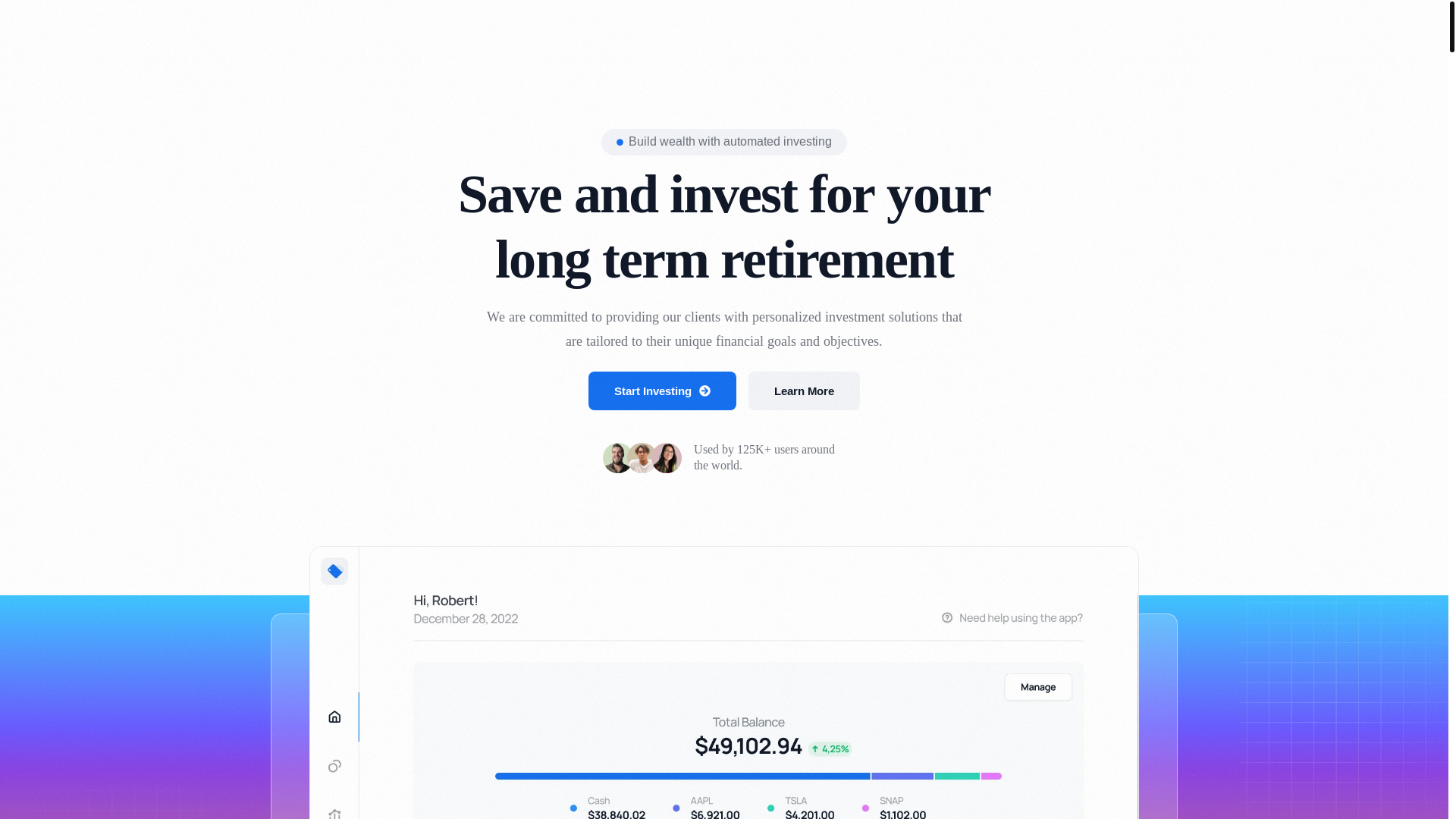 Screenshot of alphatradeorbits.com