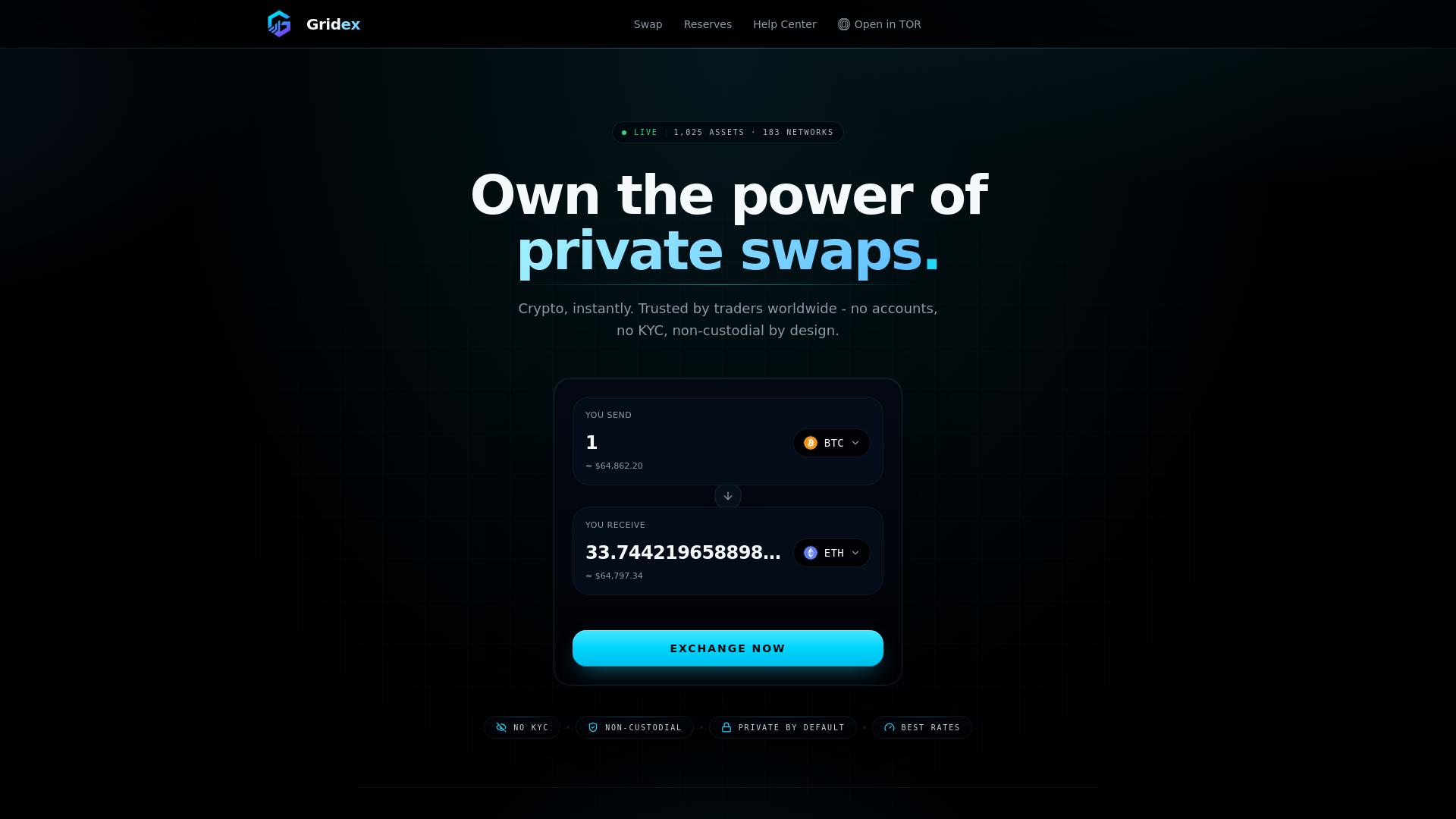 Screenshot of gridexexchange.com