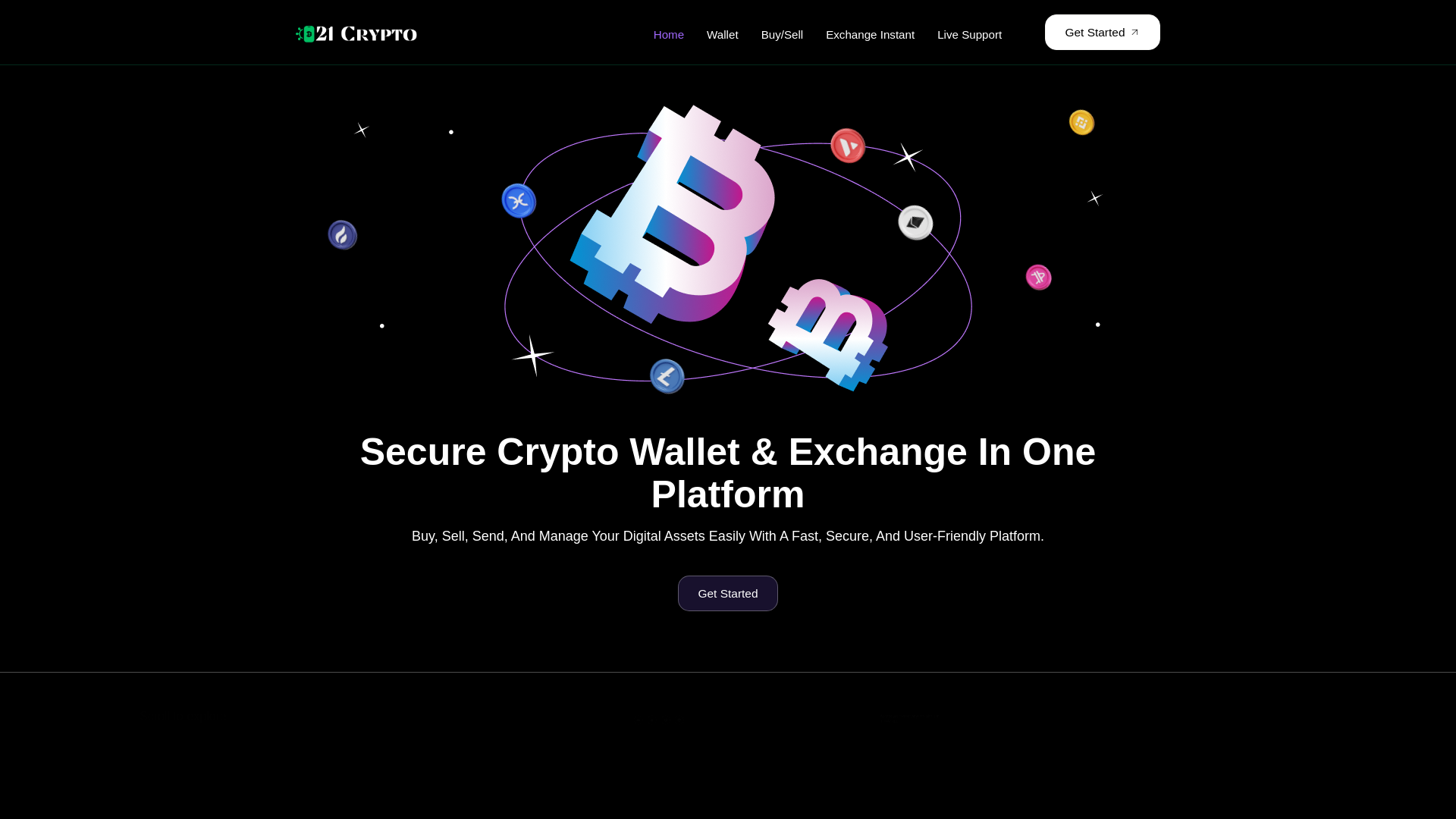 Screenshot of 21crypto.io