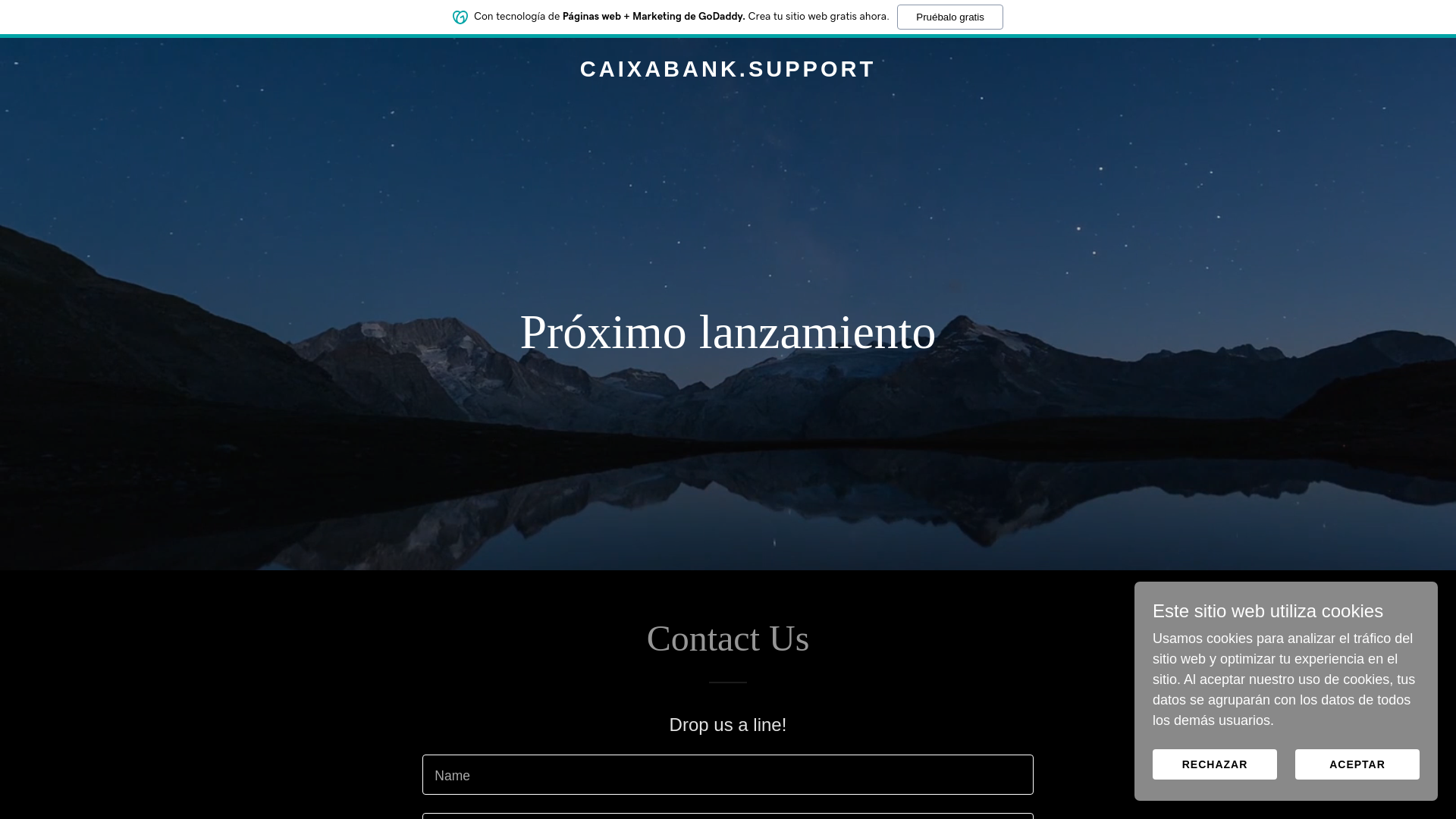Screenshot of caixabank.support