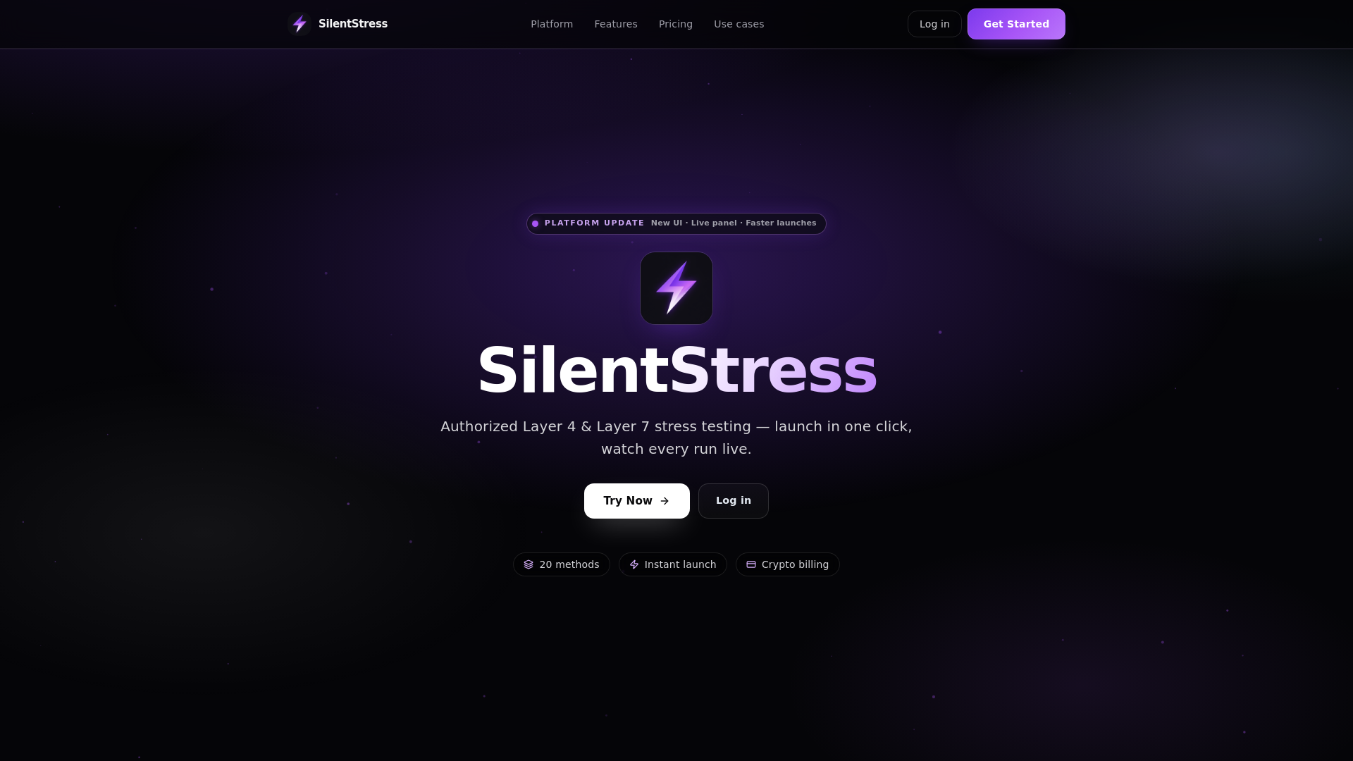 Screenshot of silentstress.dev