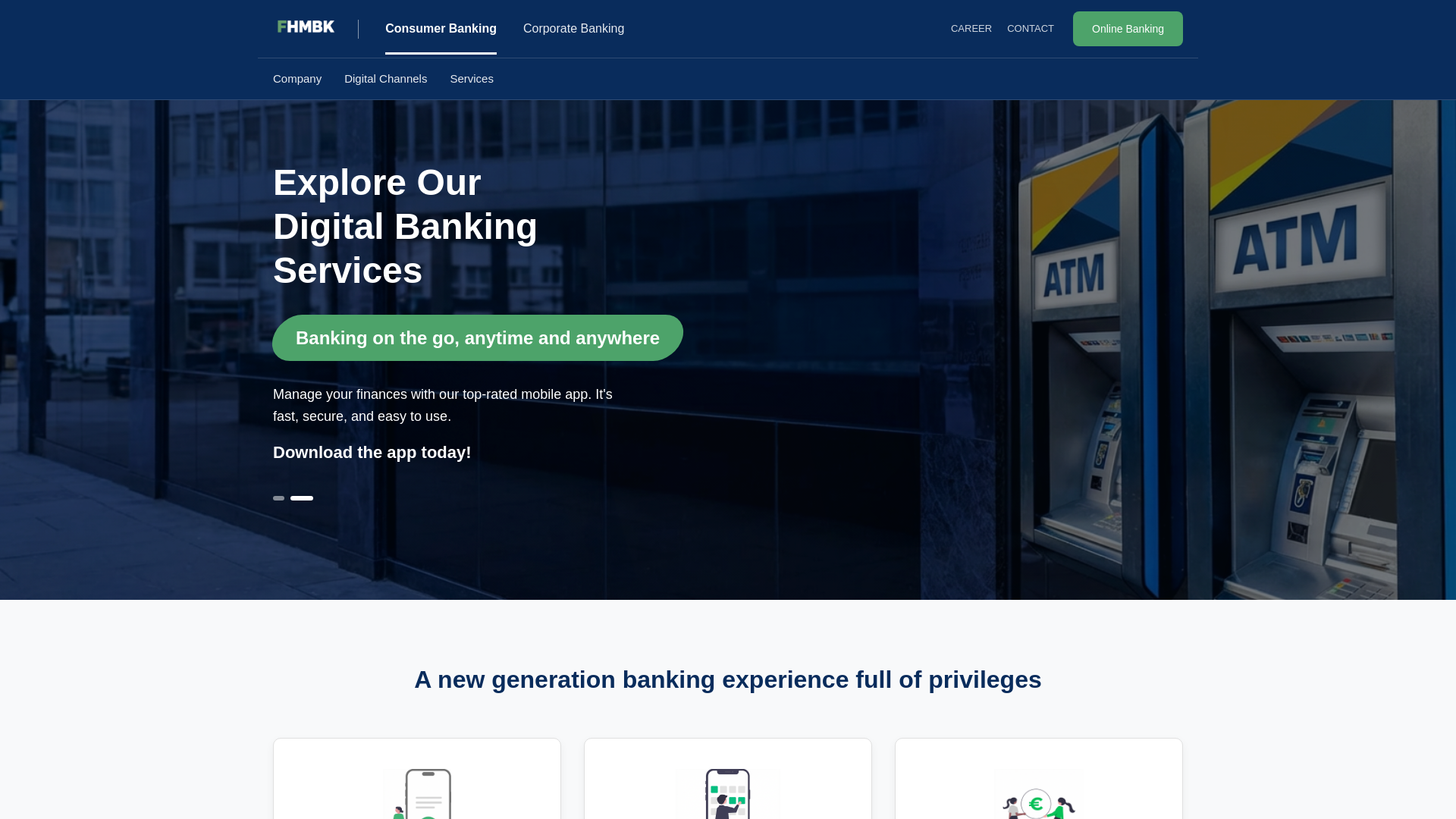 Screenshot of firsthavenmark.com