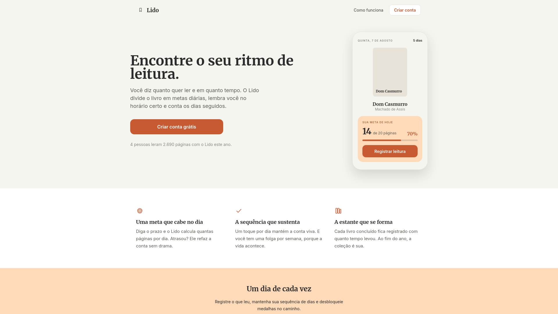 Screenshot of lido.app.br