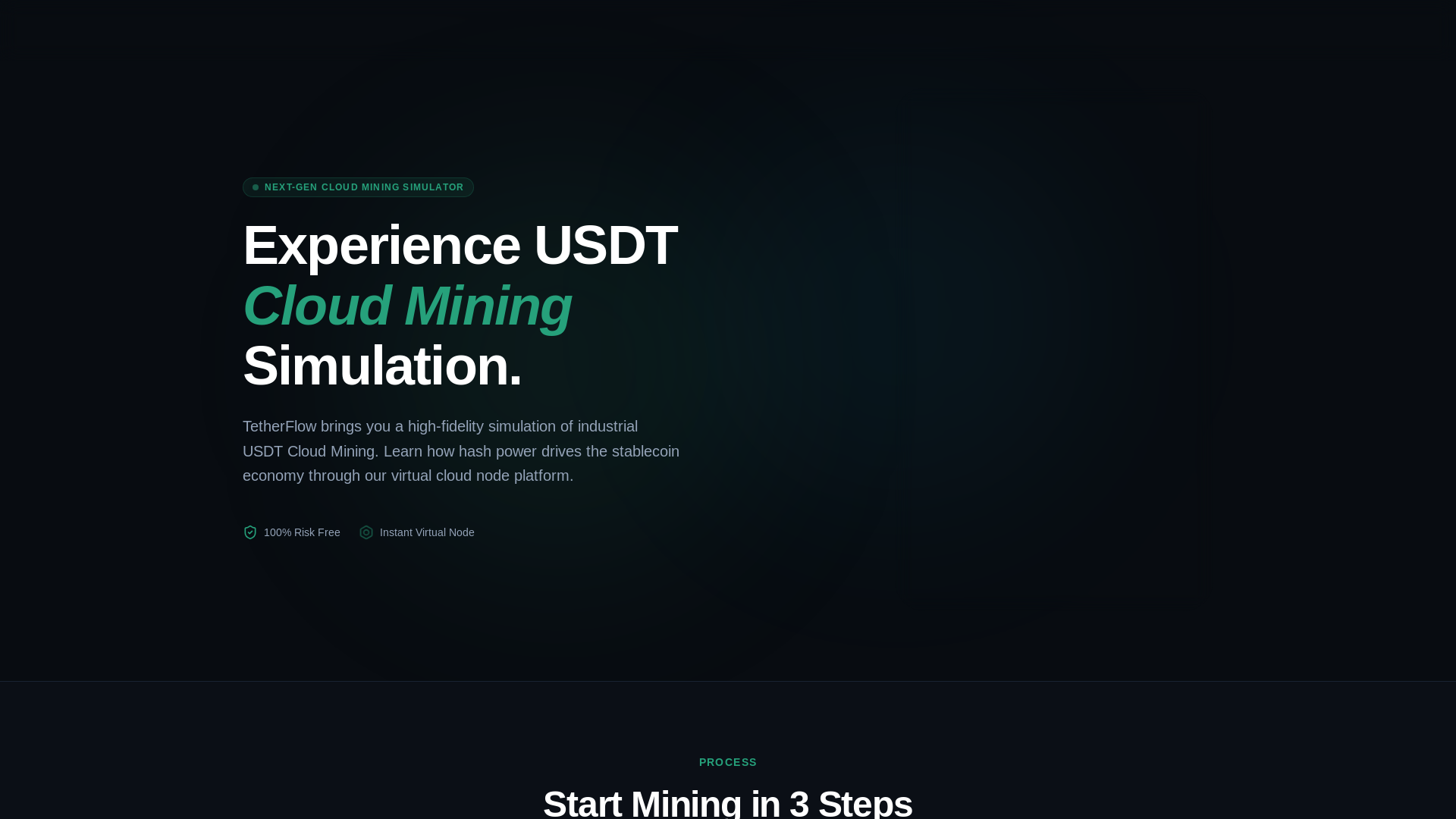 Screenshot of usdtcloudmining.com