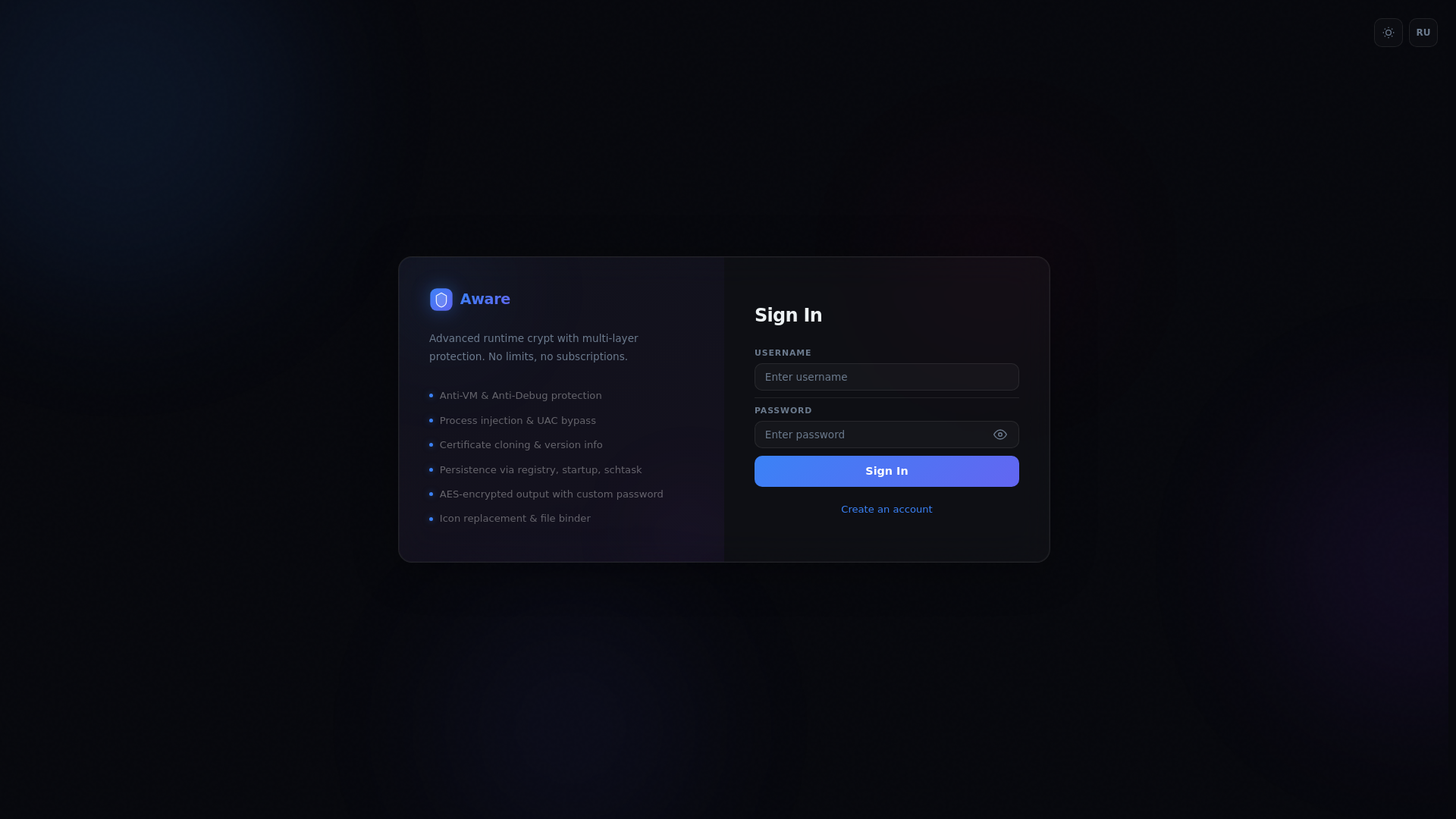 Screenshot of aware-cr1.com