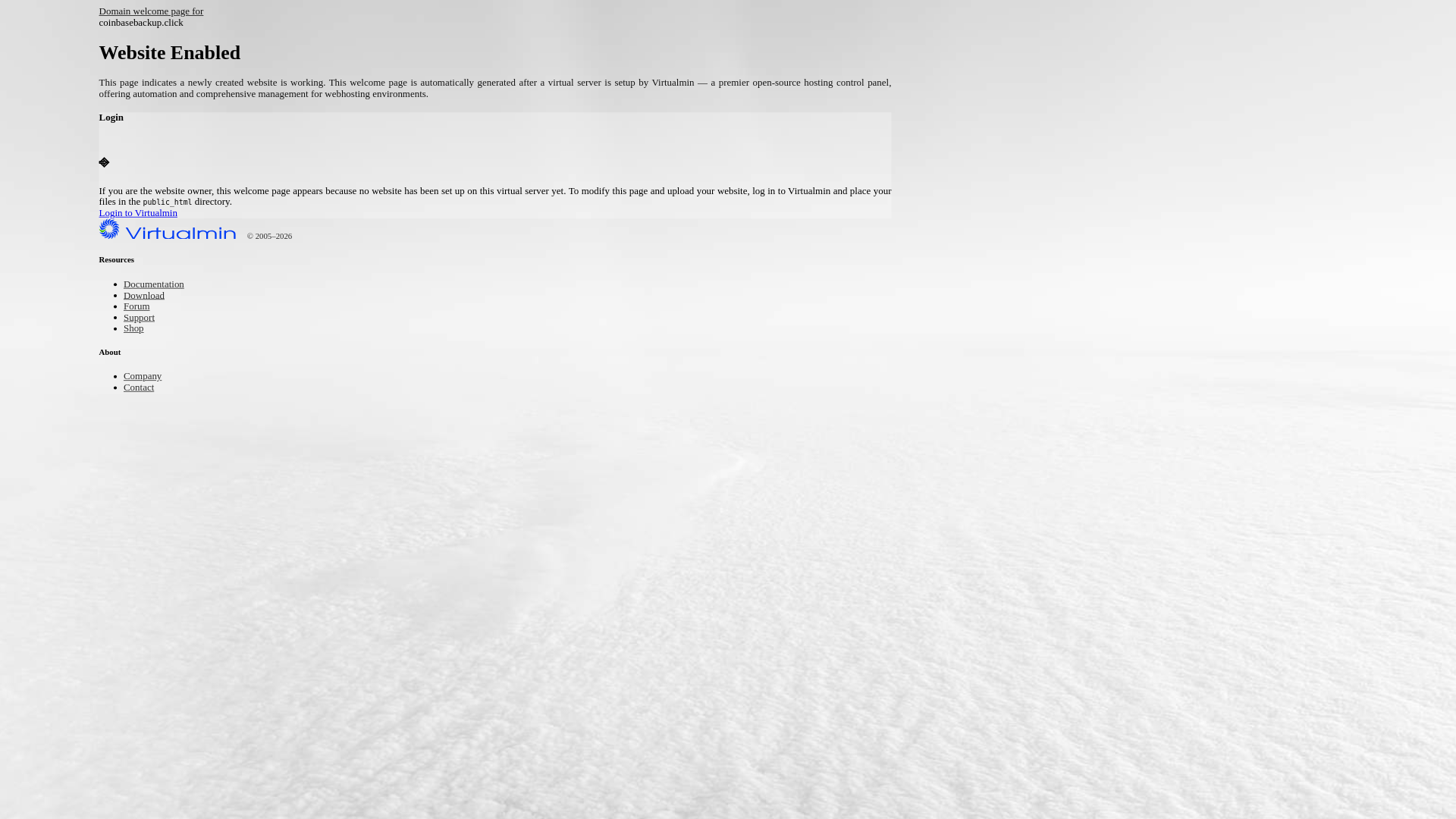 Screenshot of coinbasebackup.click