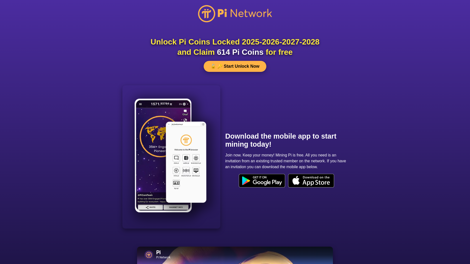 Screenshot of unlock-pi.site