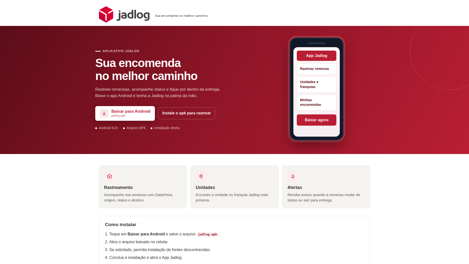 Screenshot of transportesjadlog.com