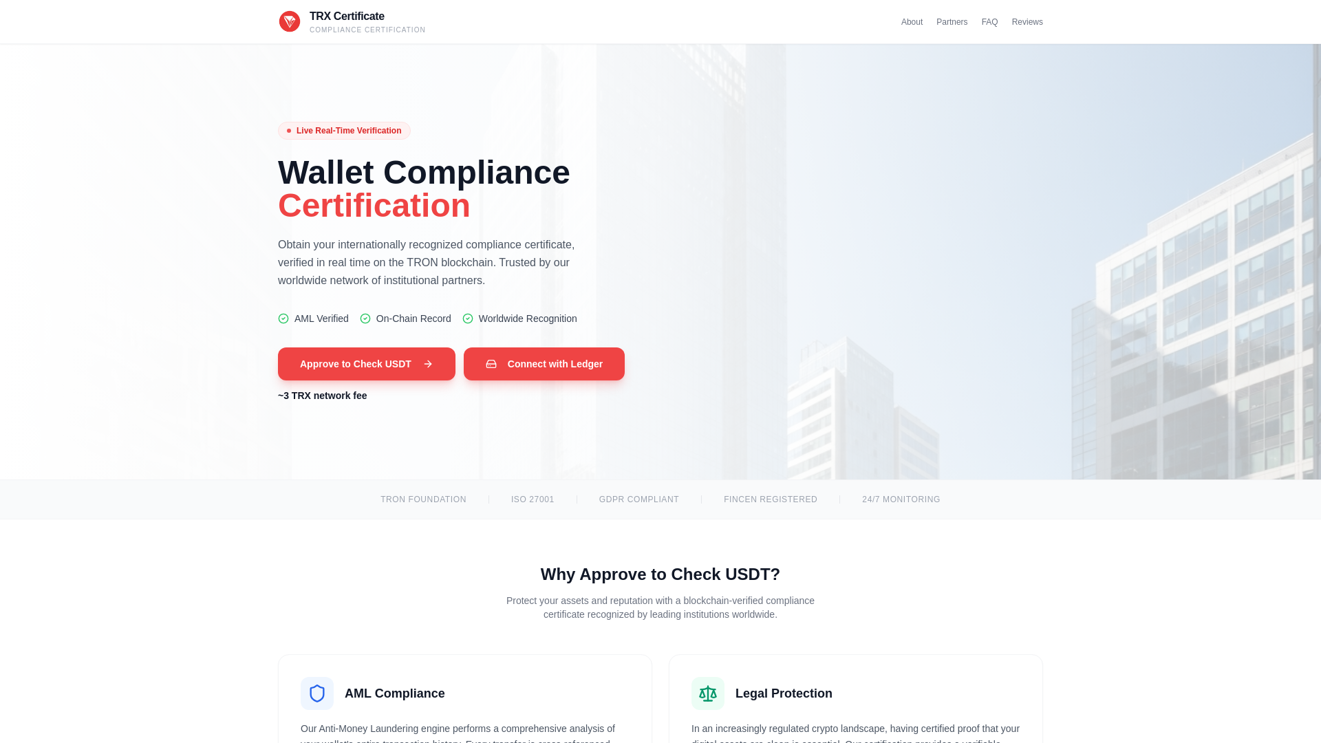 Screenshot of tronescan.com
