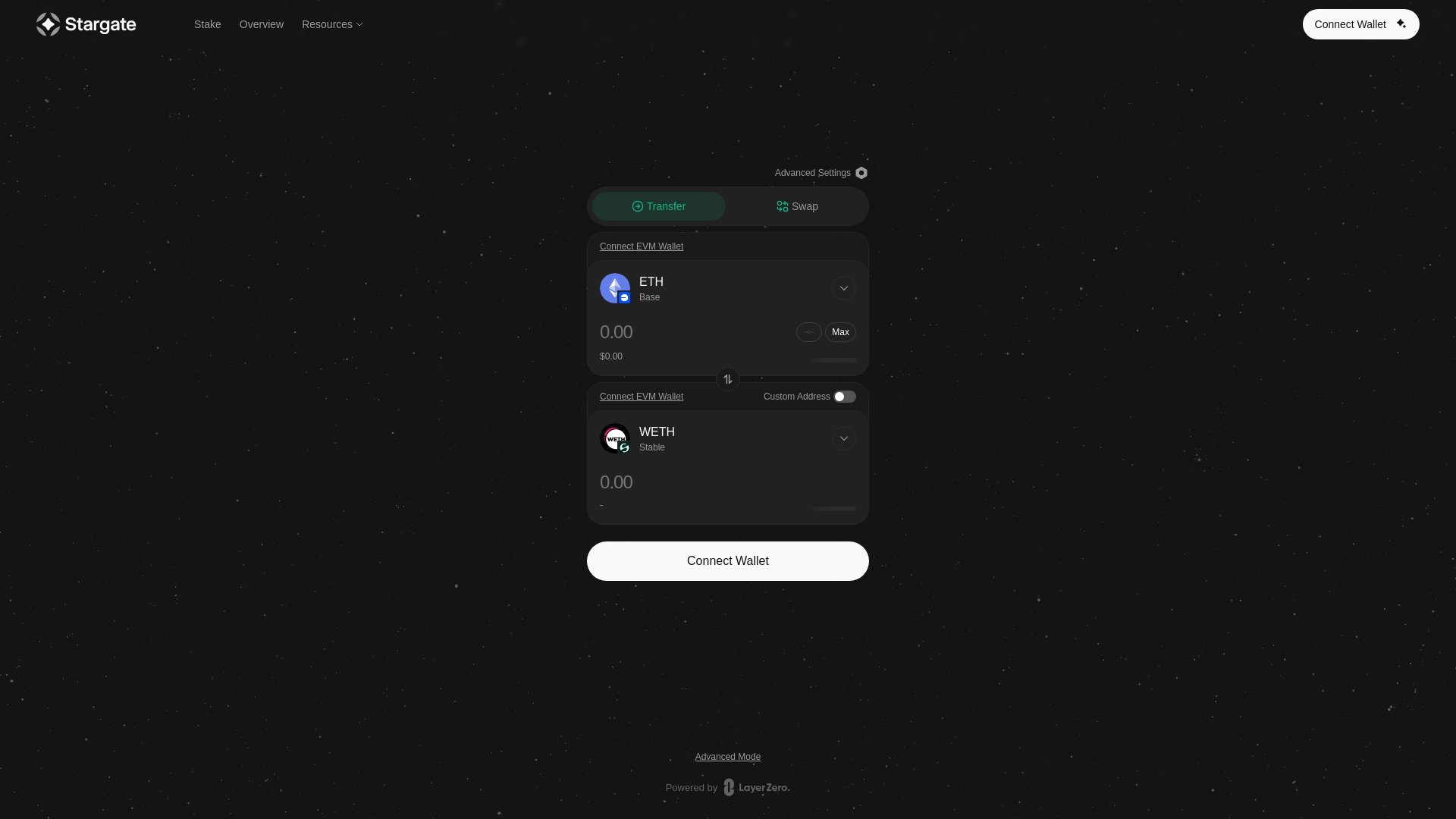 Screenshot of stargate.finance-swap.site