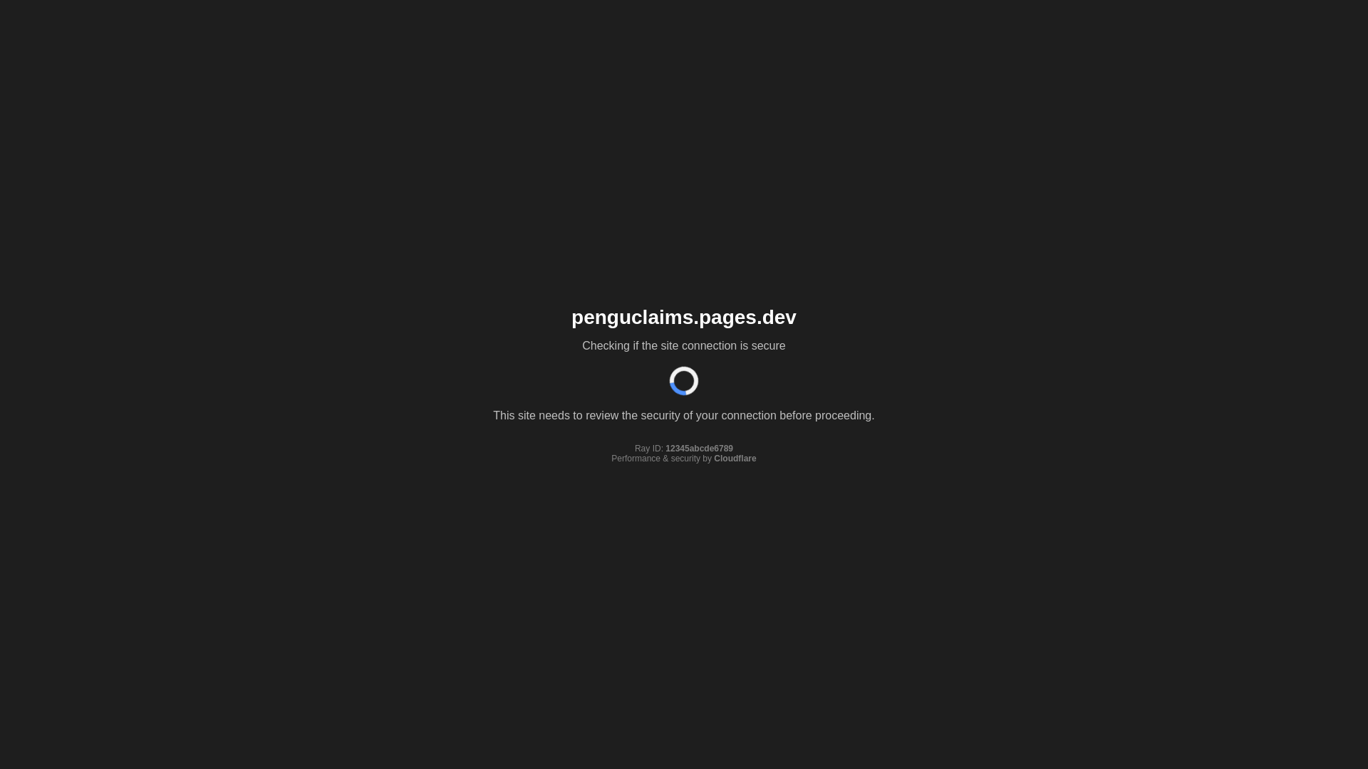 Screenshot of penguclaims.pages.dev